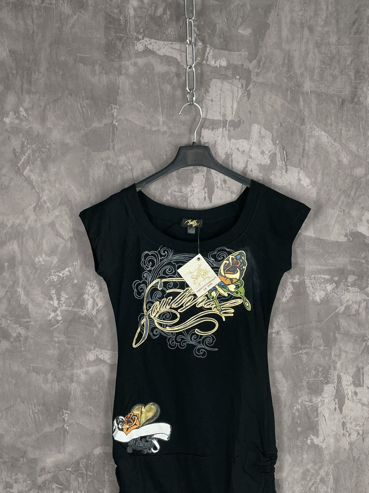 Southpole Vintage 2000s Affliction Style South Pole Glam T Shirt Size S / US 4 / IT 40 - 2 Thumbnail