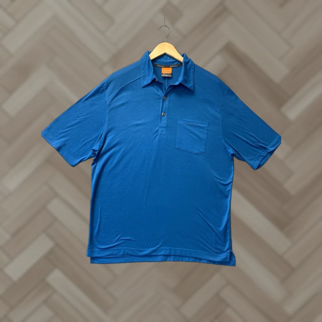Merrell Merrell Opti-Wick UPF 20+ Men's Polo Shirt Long Sleeve? Wait. Size US L / EU 52-54 / 3 - 1 Thumbnail