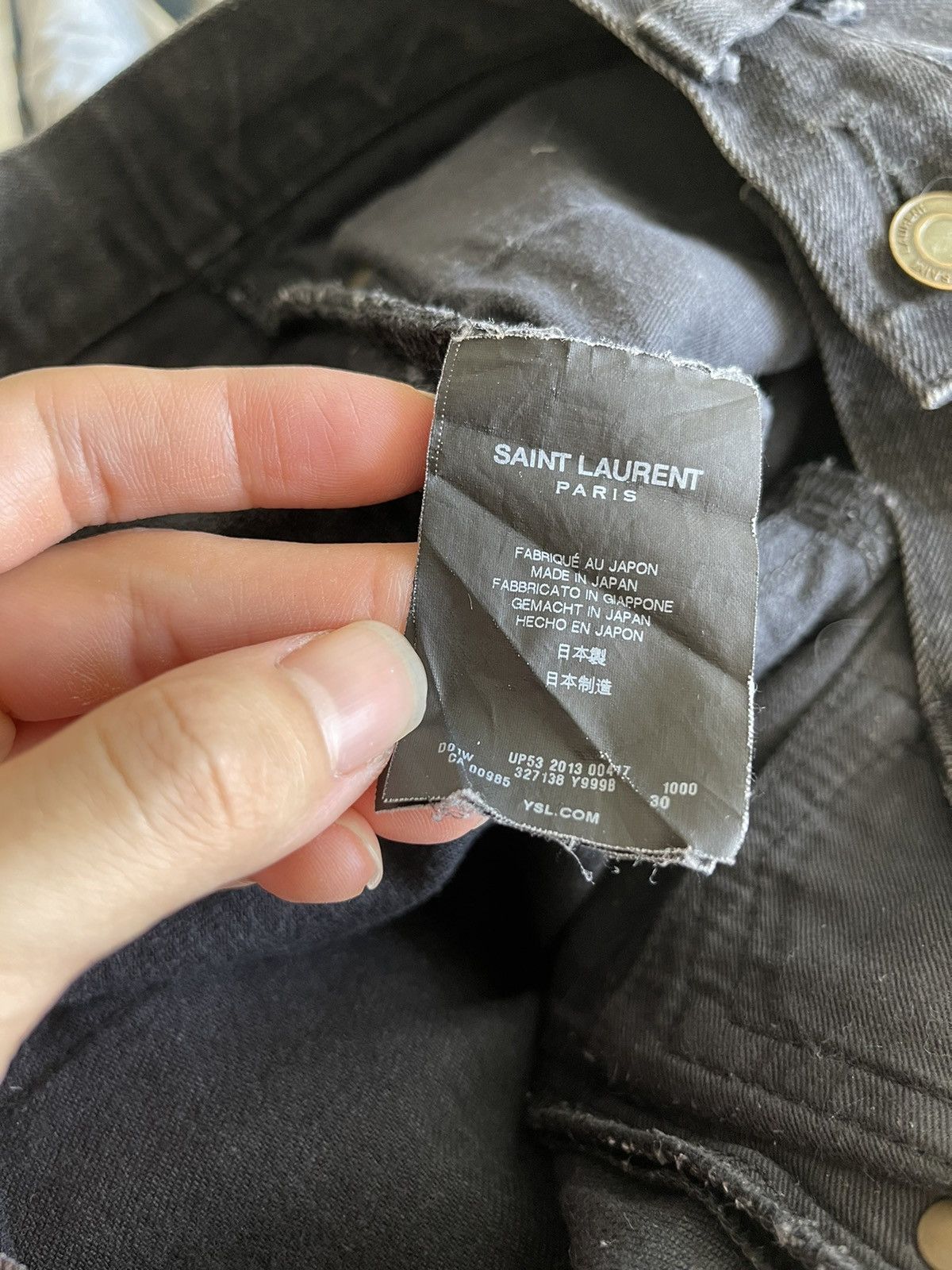 Saint Laurent Paris 13AW D02 Jeans Size US 30 / EU 46 - 4 Thumbnail