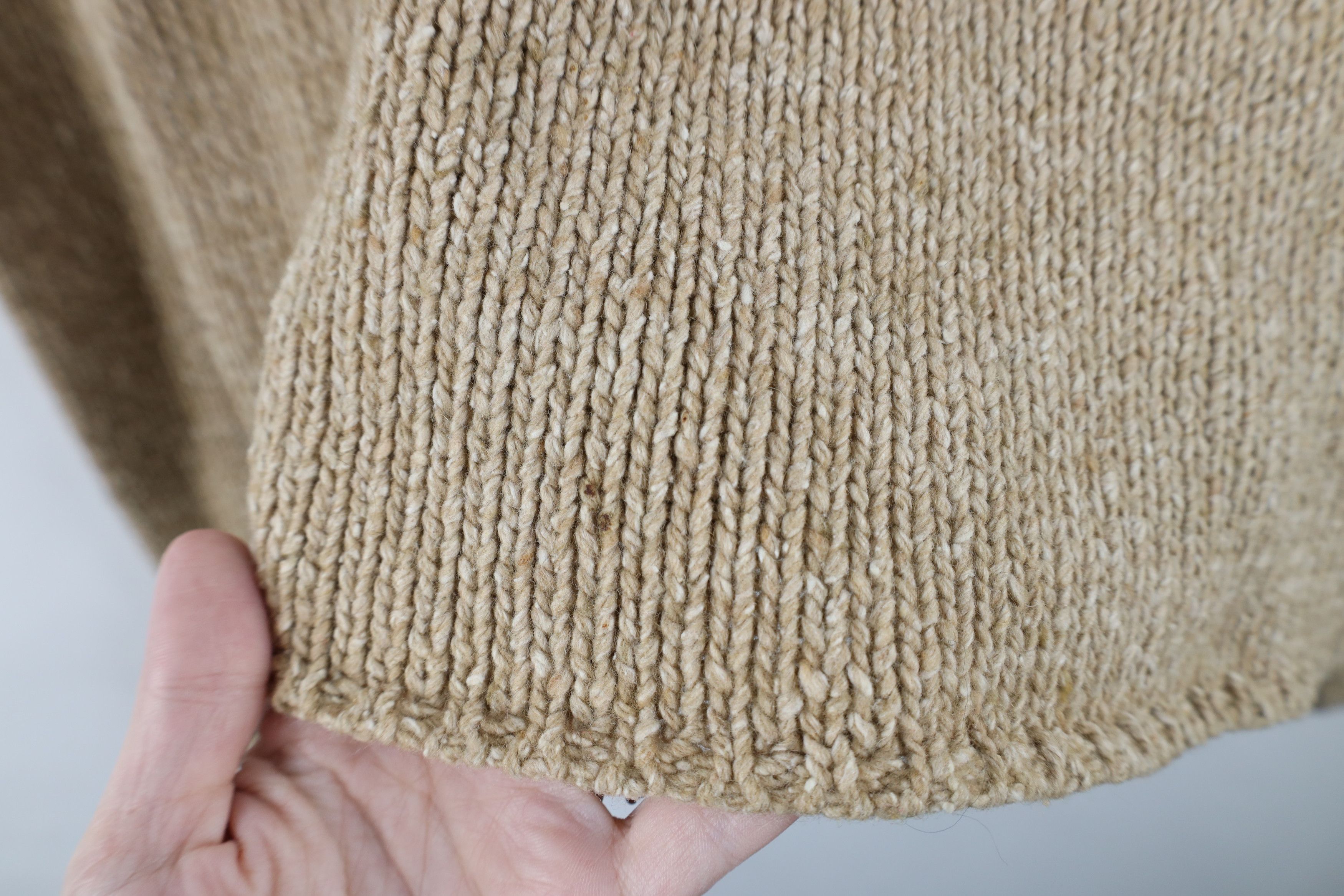 J.Crew Vintage 90s J Crew Wool Blend Ribbed Knit Crewneck Sweater Size M / US 6-8 / IT 42-44 - 4 Thumbnail