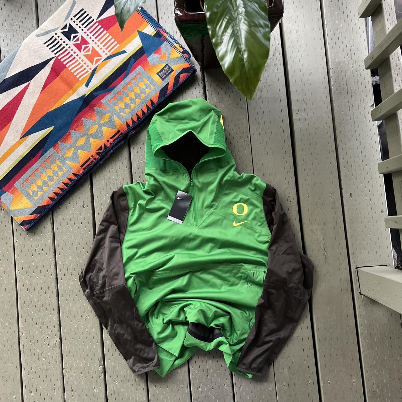 Nike Oregon Ducks Nike Fuse Pregame Quarter-Zip Pullover Jacket Size US XL / EU 56 / 4 - 2 Thumbnail