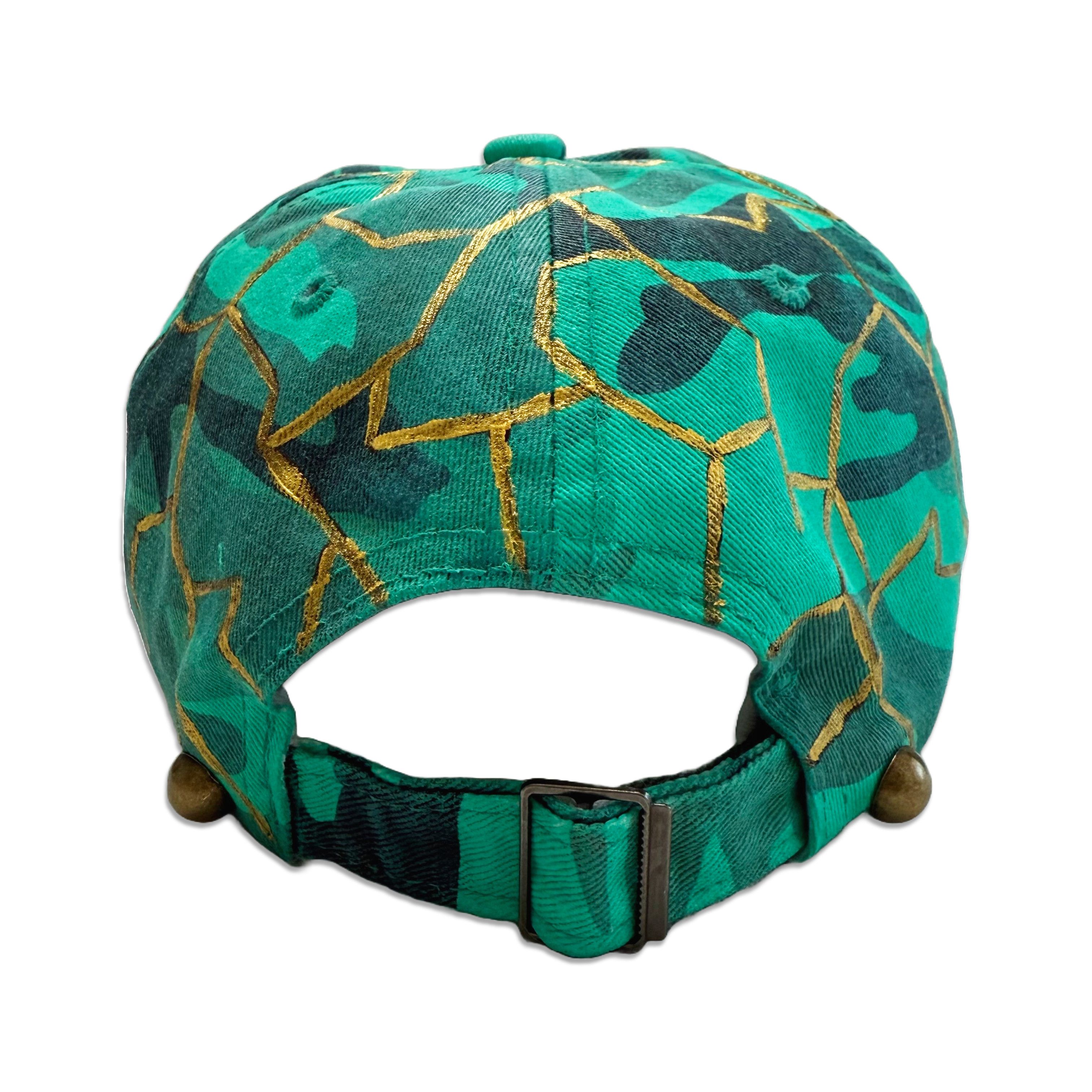 Other Suture Studios Hand Painted Kintsugi Camouflage 6-Panel Hat Size ONE SIZE - 6 Thumbnail