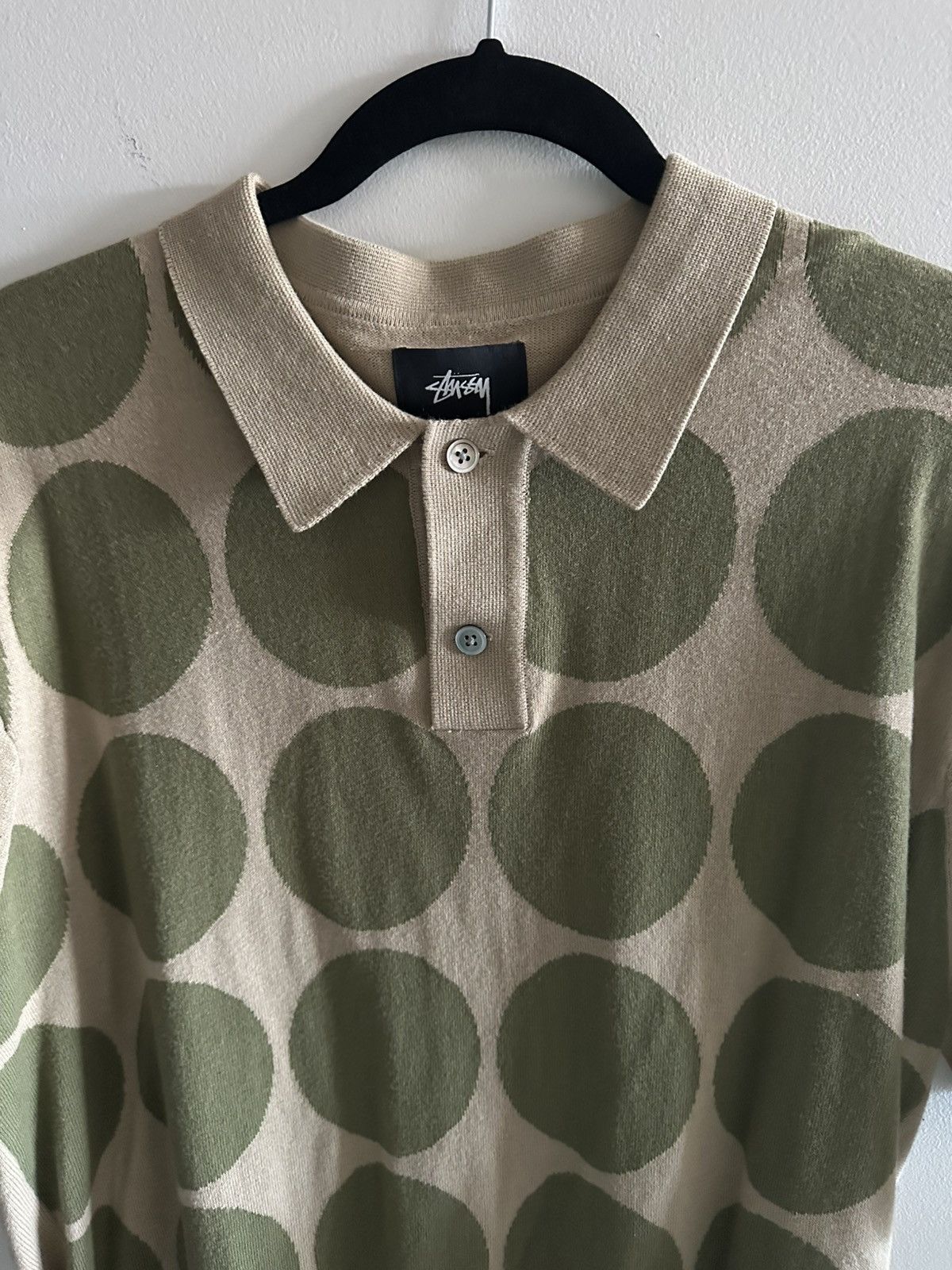 Stussy Stussy 2024 Green Circle Polo Size US M / EU 48-50 / 2 - 2 Thumbnail