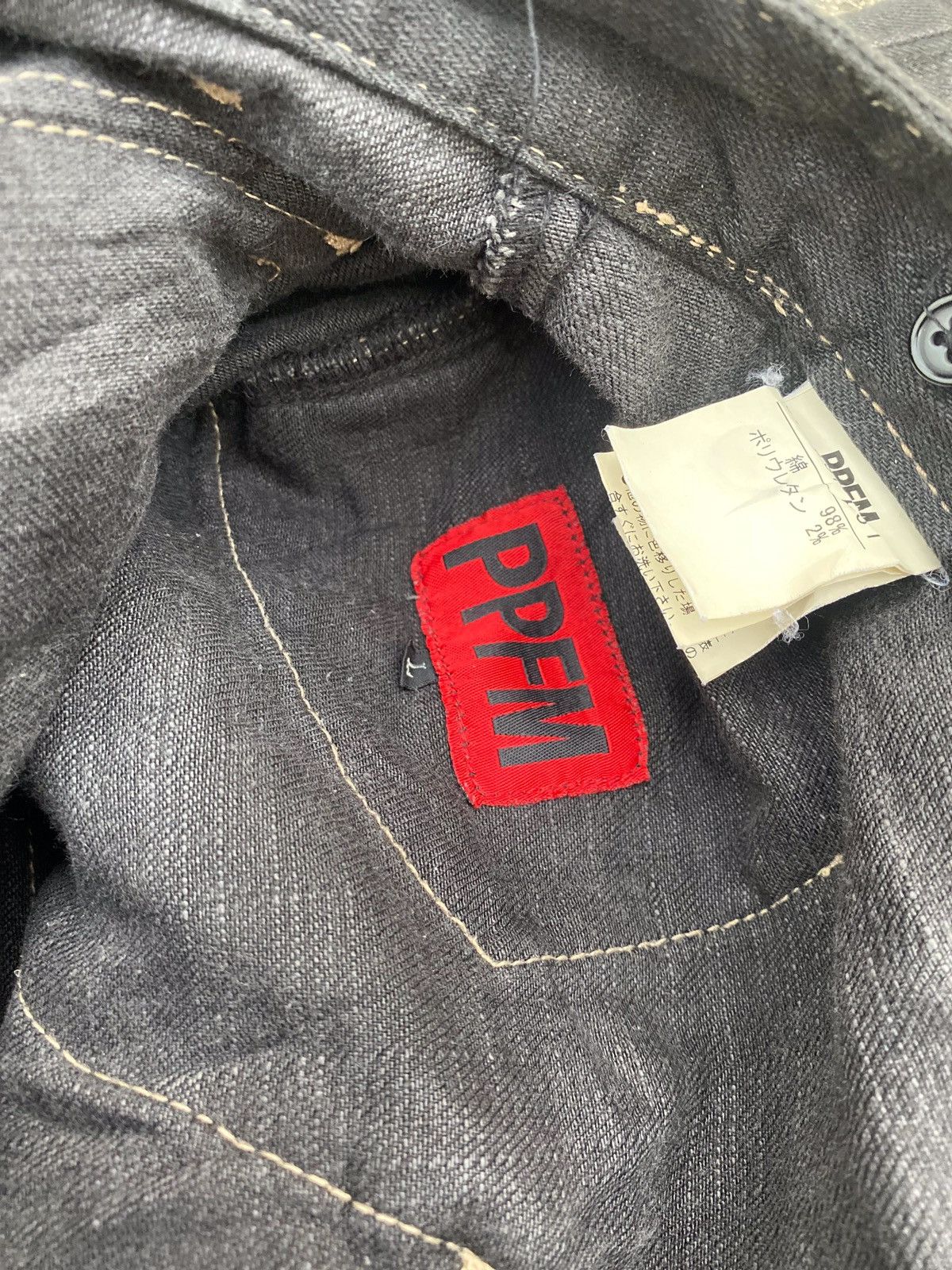PPFM PPFM Rare Twril Punk MultiPocket Denim pants Size US 36 / EU 52 - 5 Thumbnail