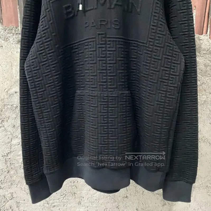 Balmain Balmain Black Long Sleeve Hoodie for Men . Size US S / EU 44-46 / 1 - 4 Thumbnail