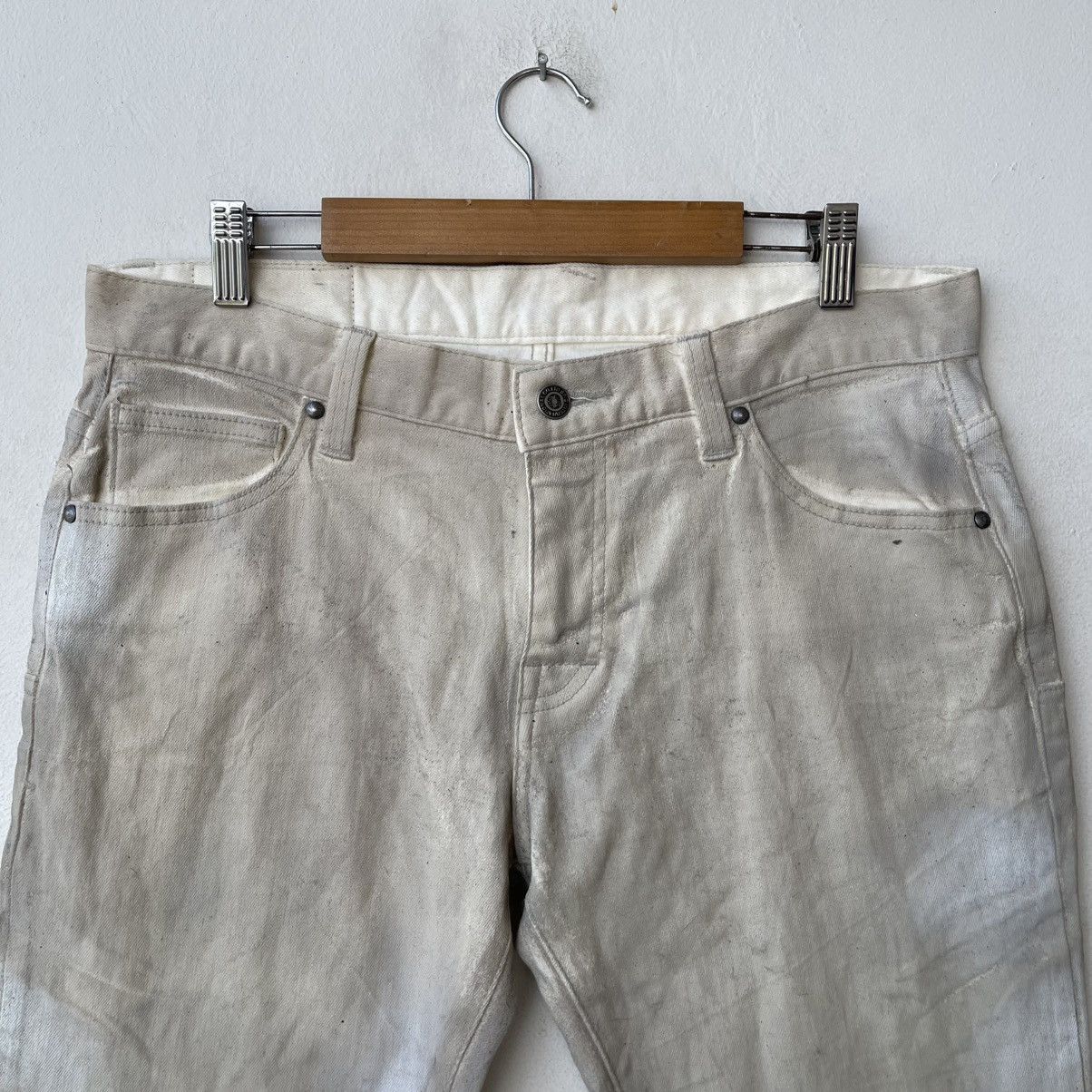 Tornado Mart Flared Archival Tornado Mart "Dirty Wash" Waxed Denim Jeans Size US 32 / EU 48 - 6 Thumbnail
