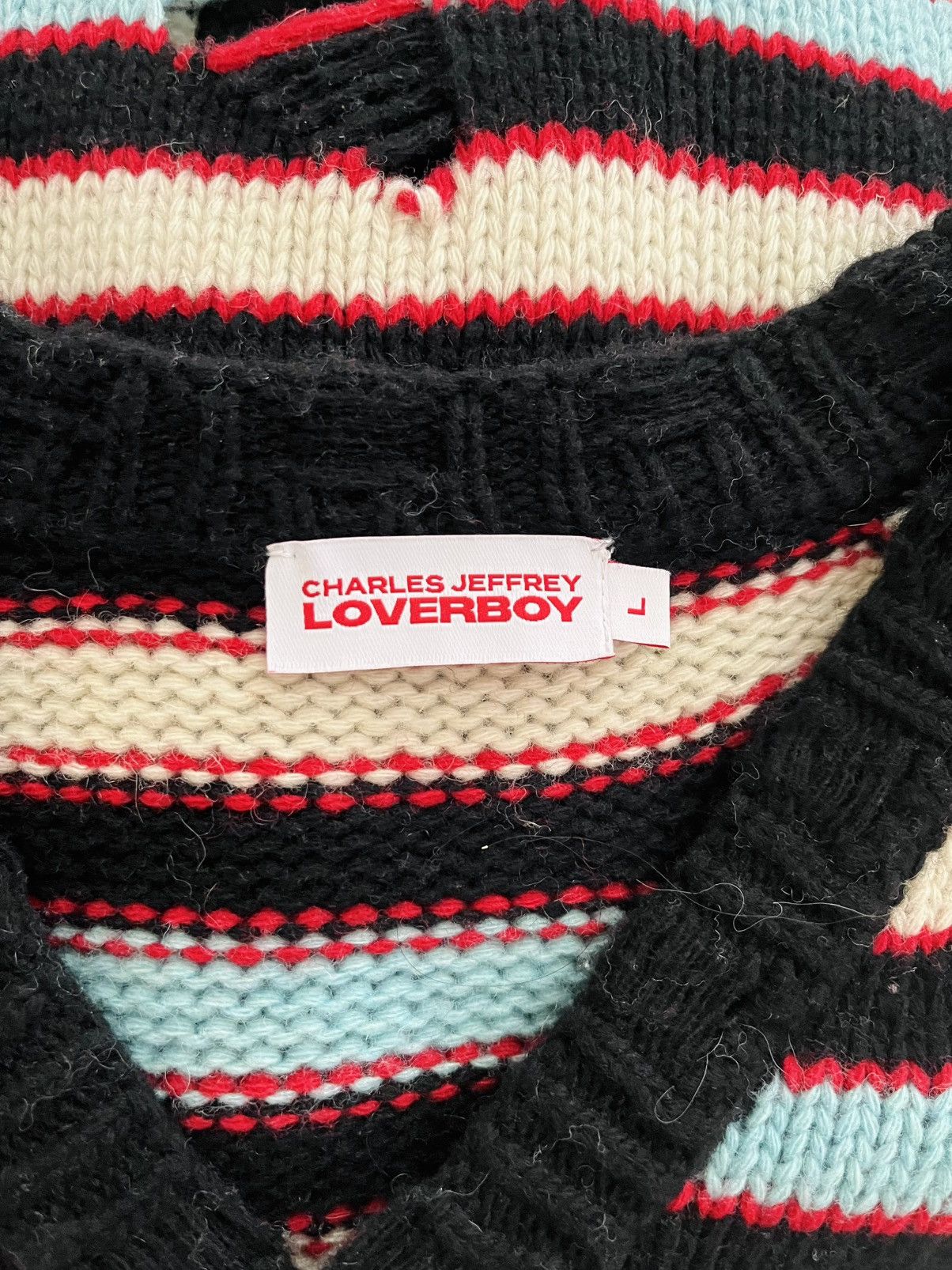 Charles Jeffrey LOVERBOY Charles Jeffrey Loverboy Mega Shred Cardigan Size US L / EU 52-54 / 3 - 5 Thumbnail