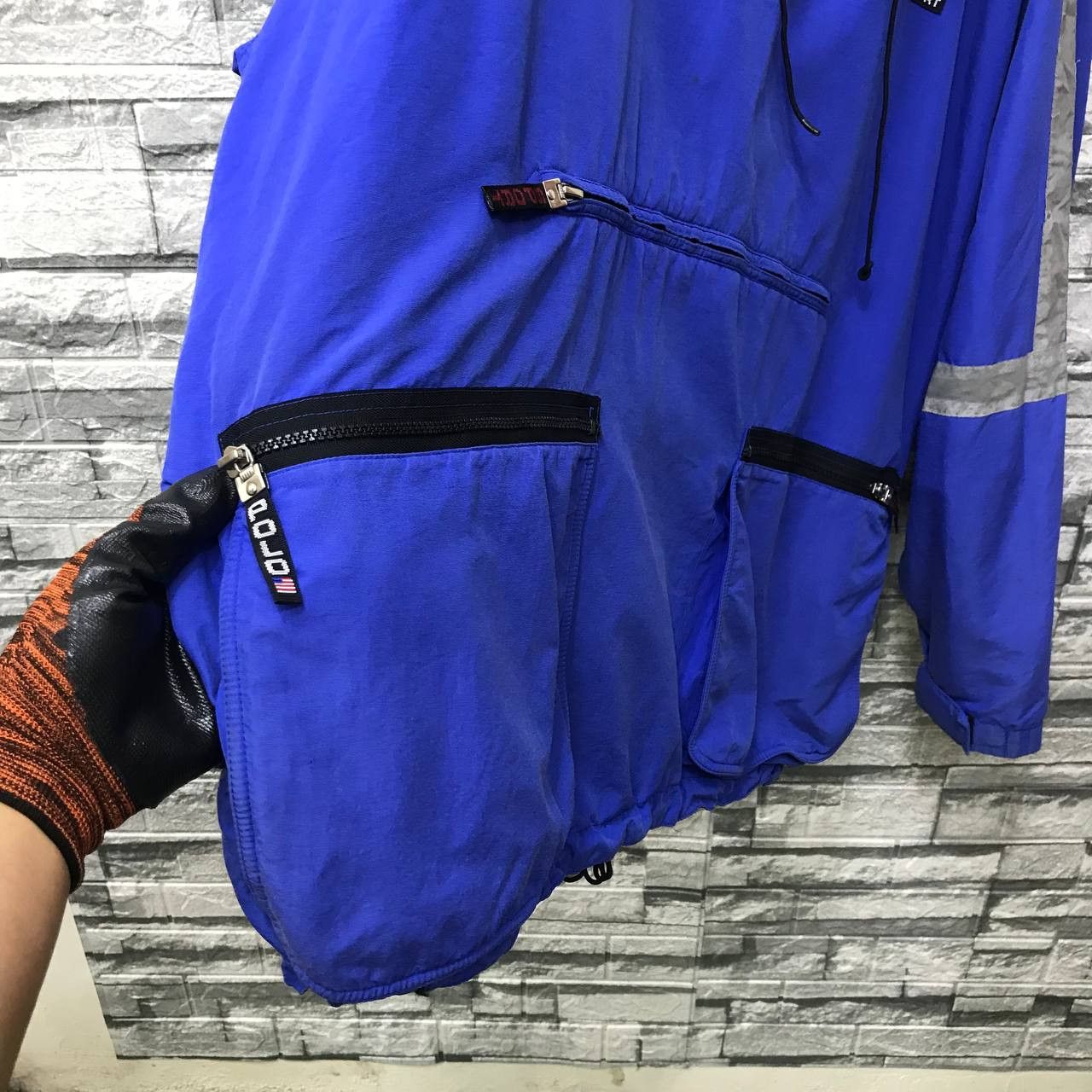Polo Ralph Lauren Vintage 90s Polo Sport Ralph Lauren USA Flag Anorak BAGGY XL Size US XL / EU 56 / 4 - 9 Thumbnail