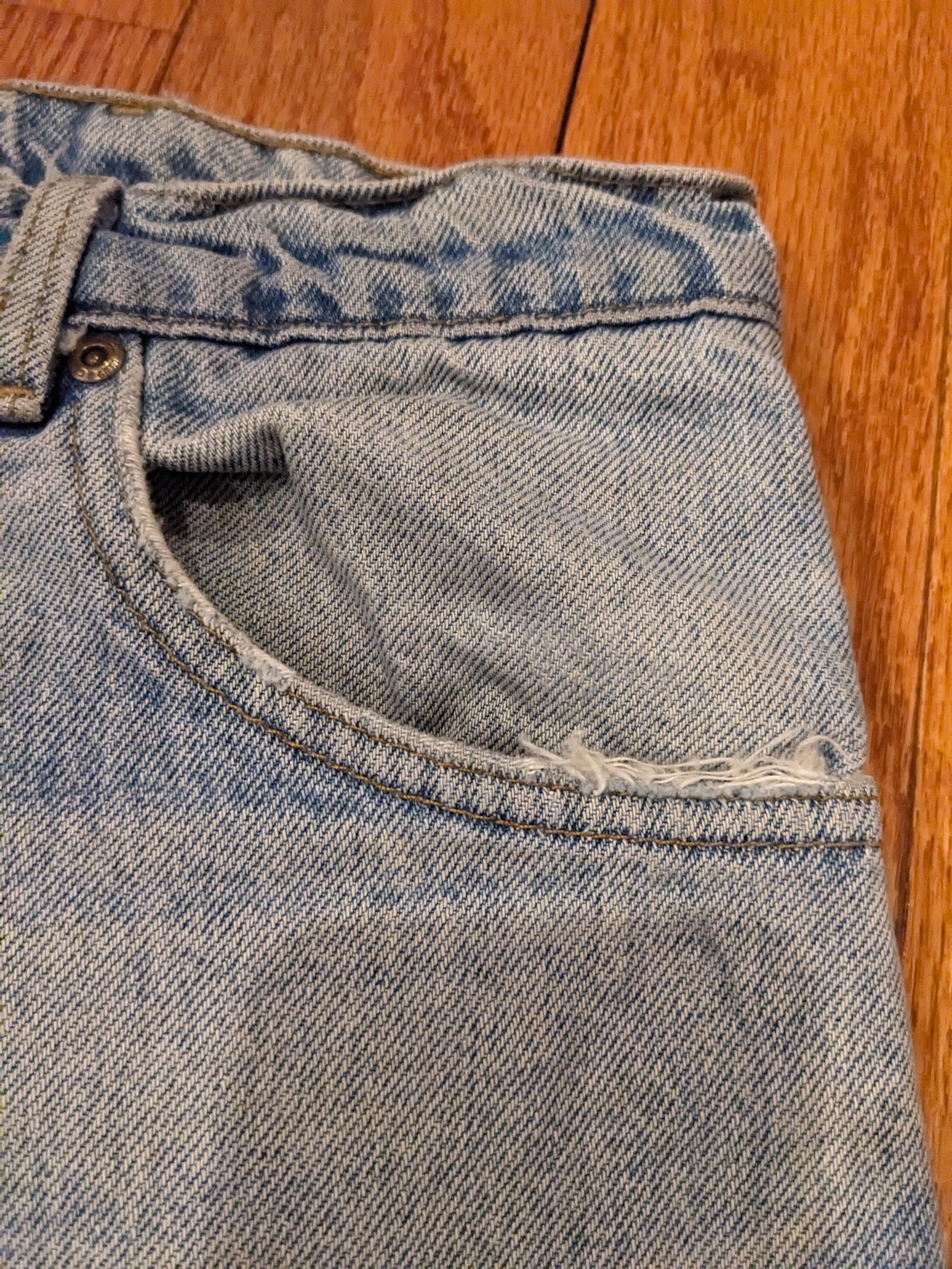 Carhartt × Vintage Vintage Y2K Carhartt 35 x 30 Blue Denim Jeans Size US 35 - 5 Thumbnail