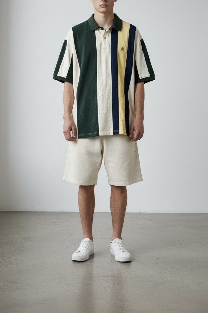 Tommy Hilfiger Vintage Tommy Hilfiger striped polo shirt Size US XL / EU 56 / 4 - 1 Thumbnail