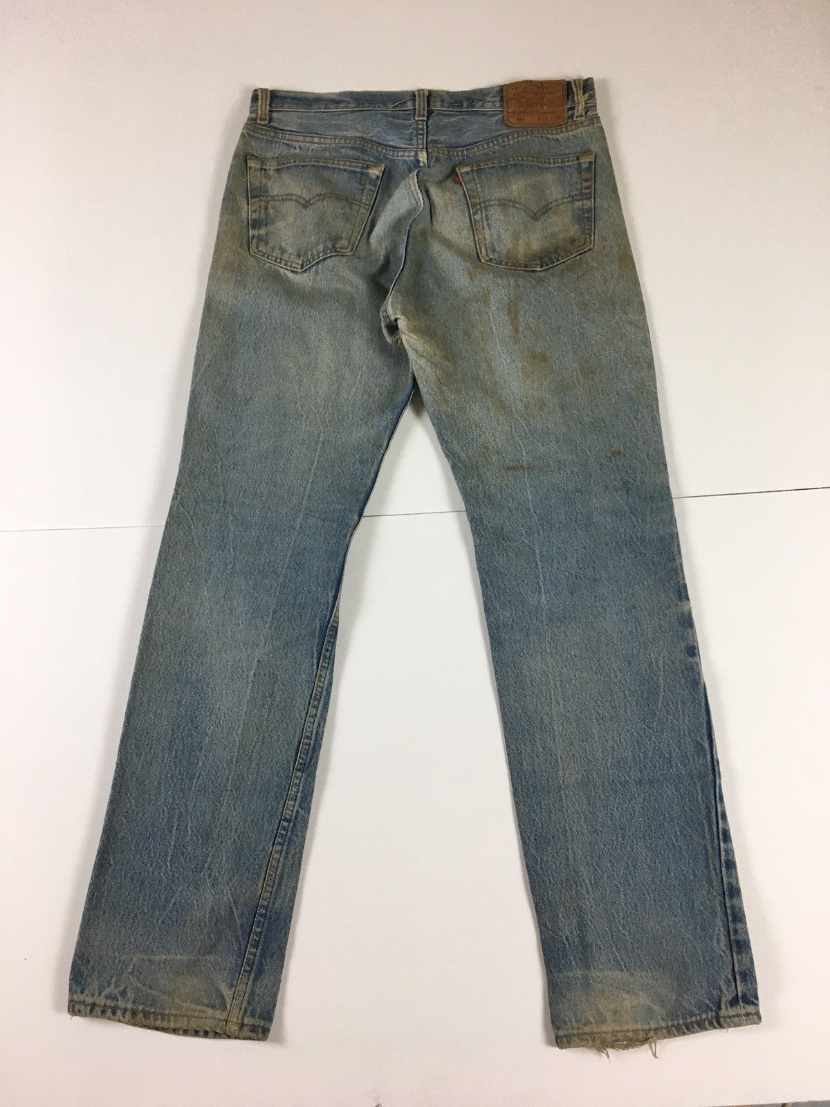 Levi's Vintage Clothing Vintage 90s Levi’s 501 Made In USA Size US 35 - 8 Thumbnail