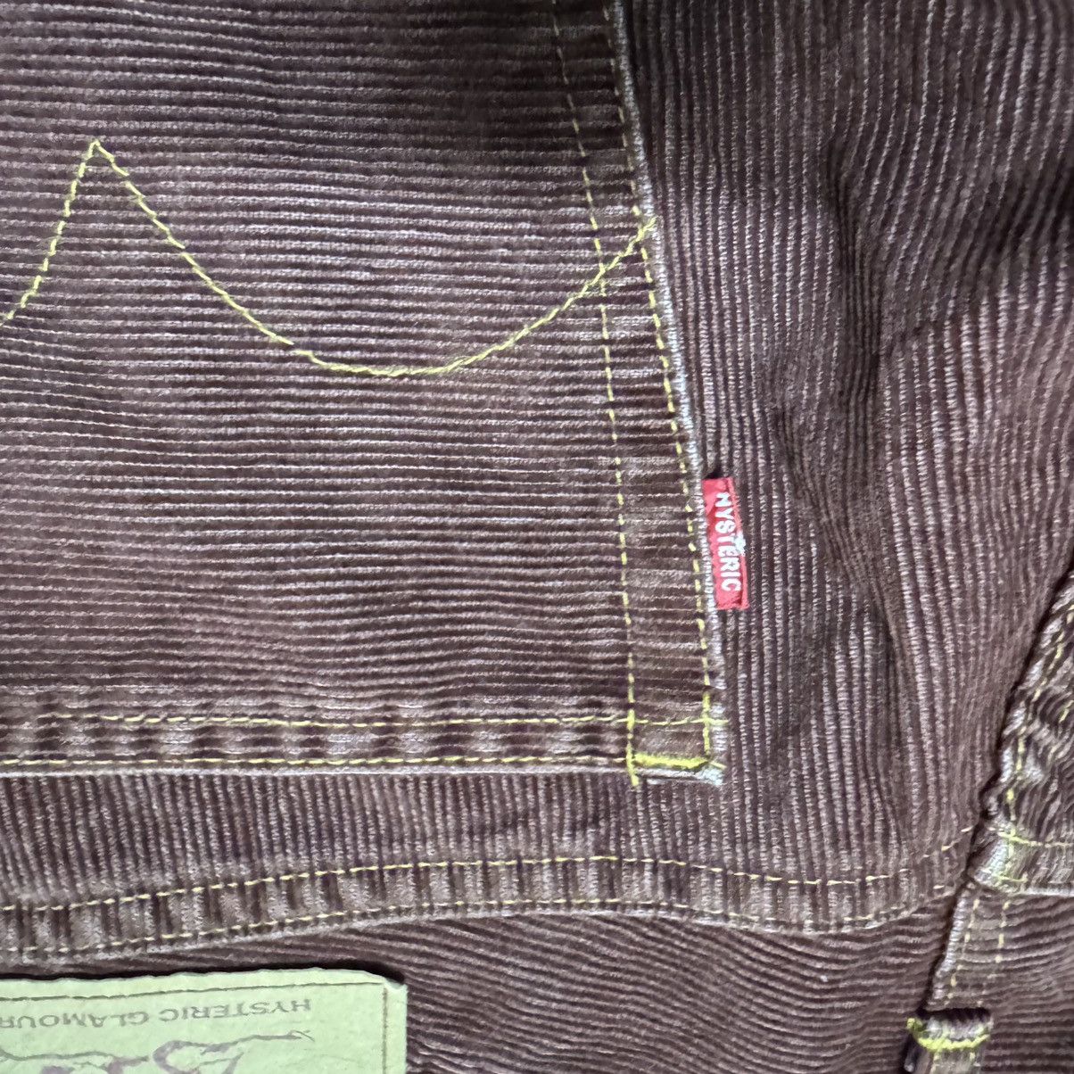 Hysteric Glamour Hysteric Glamour Corduroy Maroon Jeans Size 29" - 18 Thumbnail