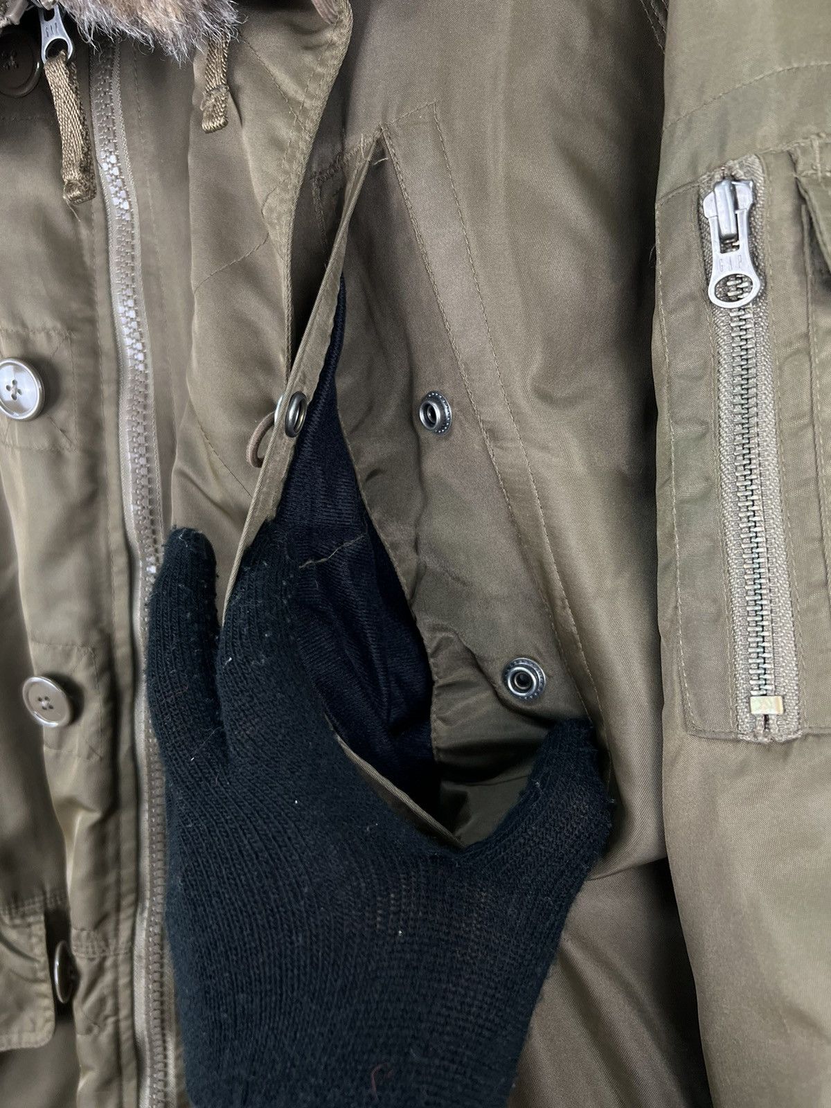 Gap Gap Fashion Army Style Jacket Size US M / EU 48-50 / 2 - 10 Thumbnail