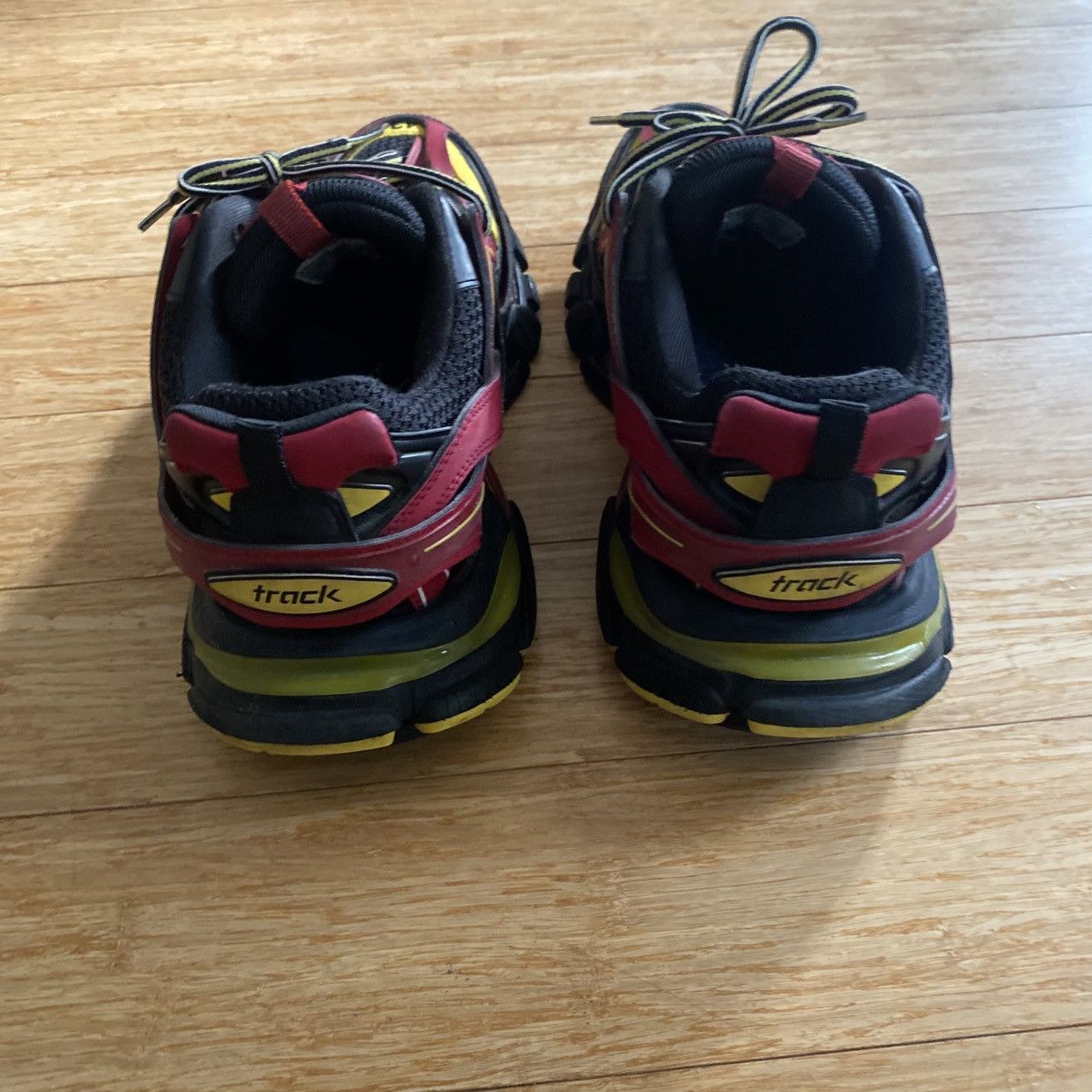 Balenciaga Balenciaga Track Sneaker (SS19) - Bordeaux/Yellow/Black Size US 10 / EU 43 - 3 Thumbnail