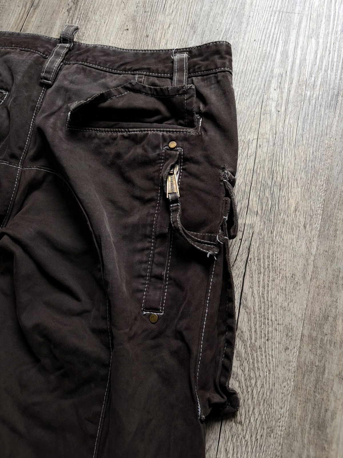 Dsquared2 2005 Dsquared2 bela zip pants denim Size US 34 / EU 50 - 6 Thumbnail