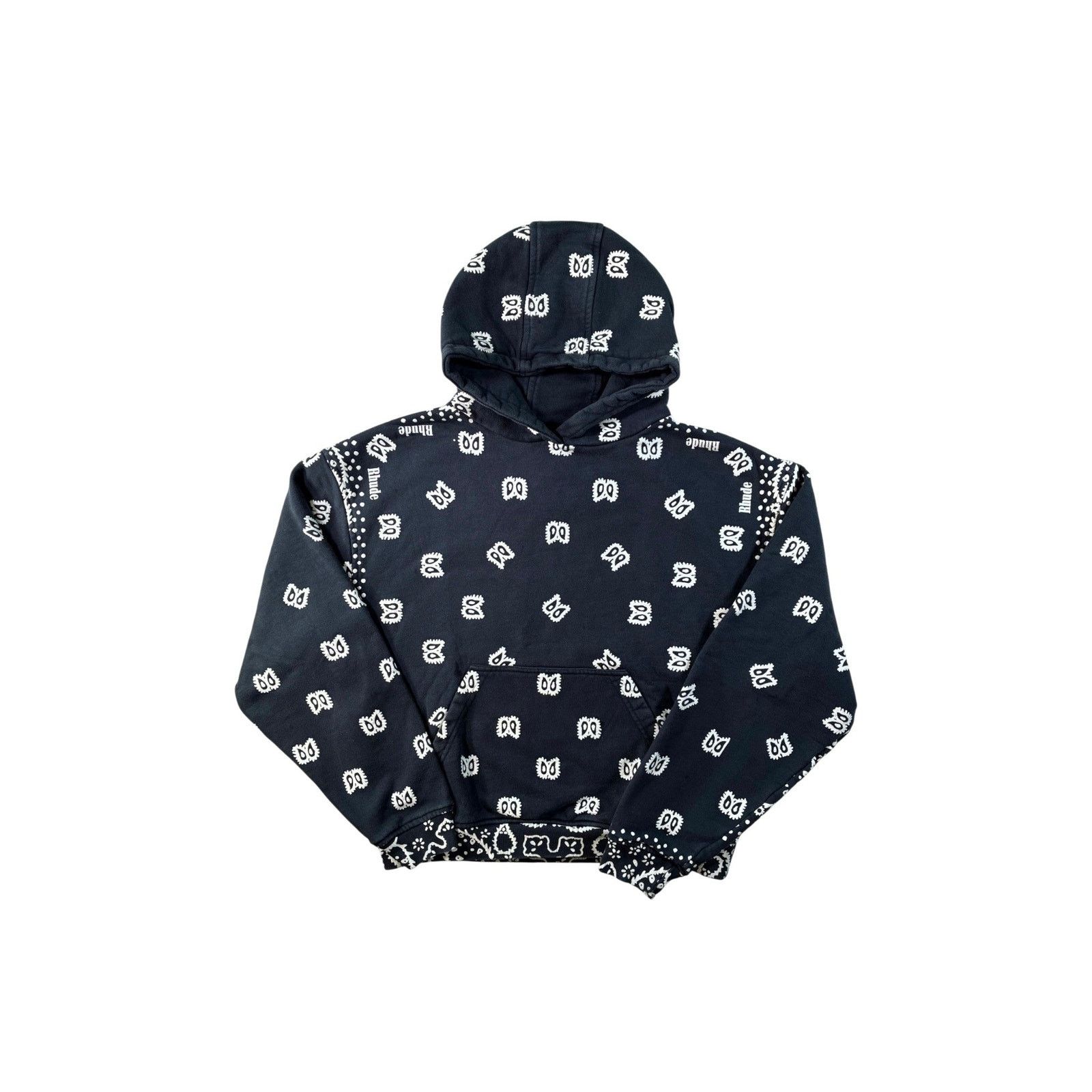 Rhude "Bandana Print" Navy Hoodie