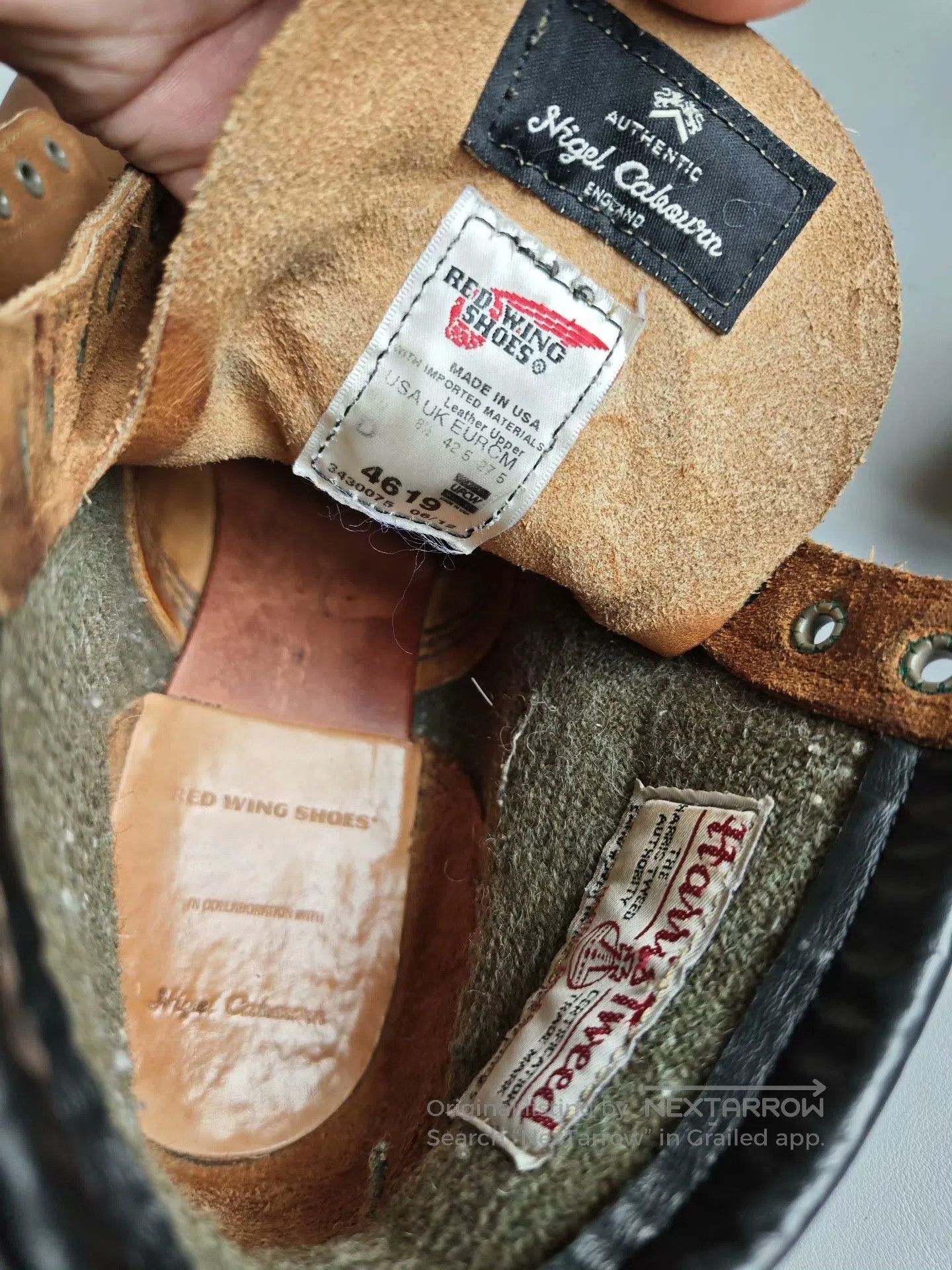 Red Wing Redwing 4619 Collaboration Leather Shoes. Size US 9.5 / EU 42-43 - 8 Thumbnail
