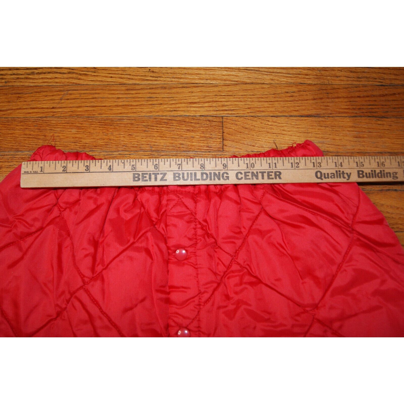 Other VTG Marshall Gamemaster Red Quilted Hunting Snow Pants Men L Size US 38 / EU 54 - 7 Thumbnail