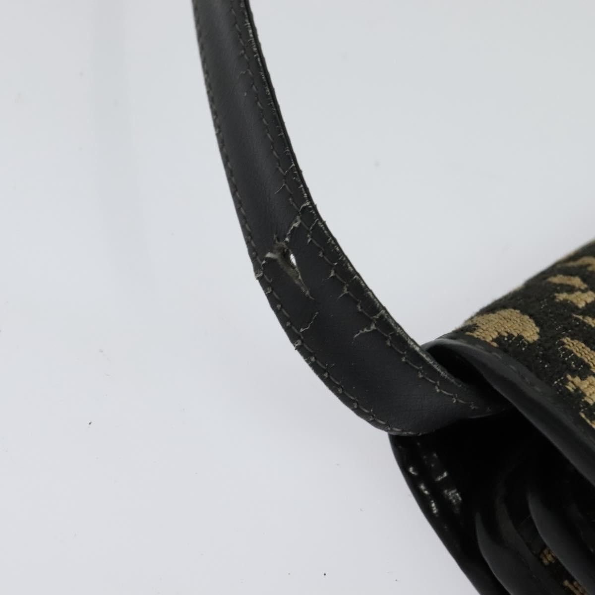 Dior DIOR Trotter Canvas Shoulder Bag Navy Gold Size ONE SIZE - 9 Thumbnail