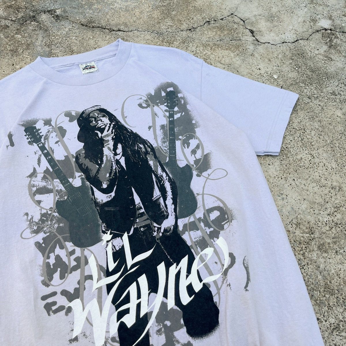 Rap Tees Vintage 00s Lil Wayne Raptees Nice Print Out Design Tee Size US L / EU 52-54 / 3 - 2 Thumbnail