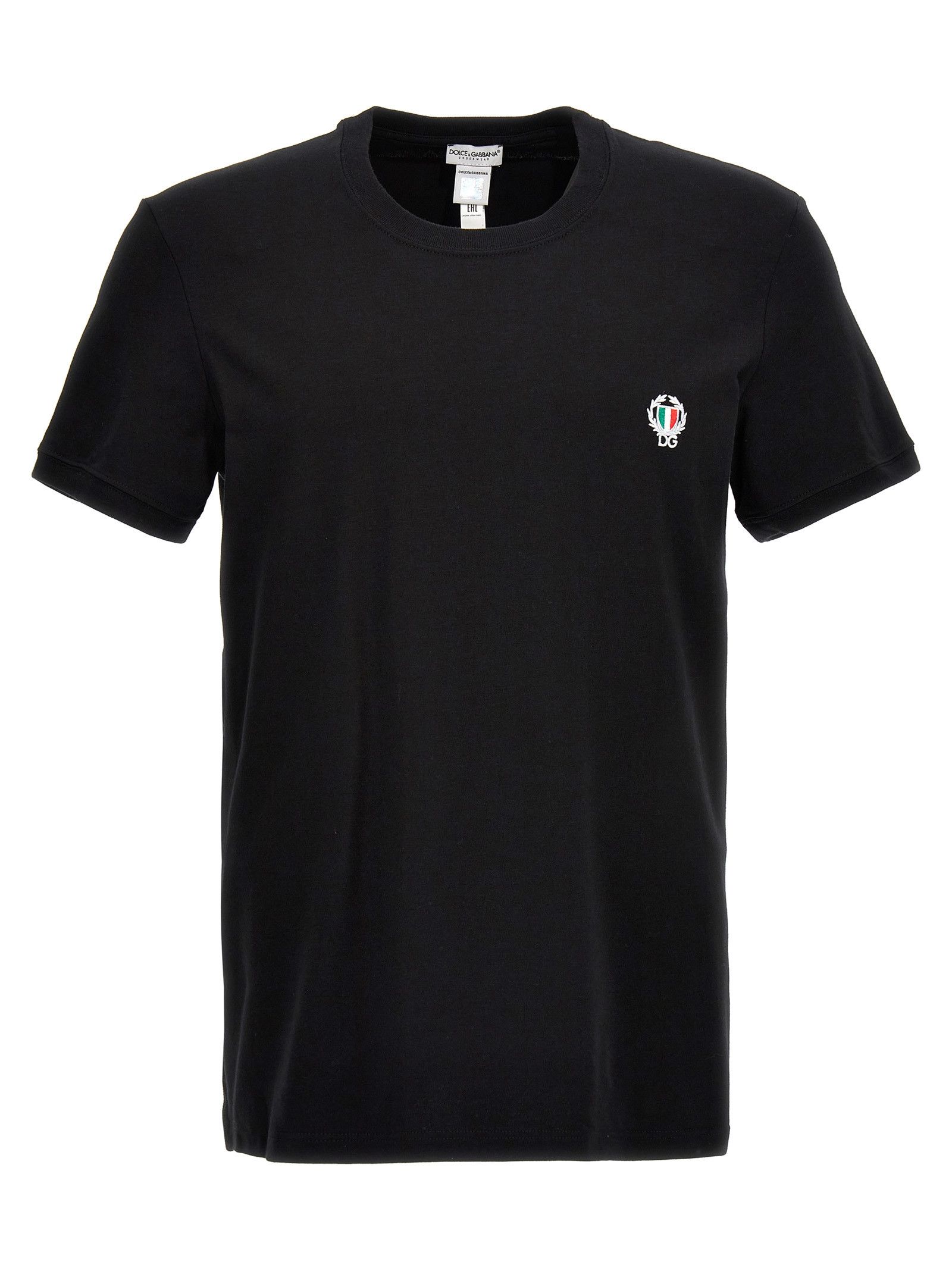 Dolce & Gabbana Logo Embroidered T-Shirt Size ONE SIZE - 1 Thumbnail