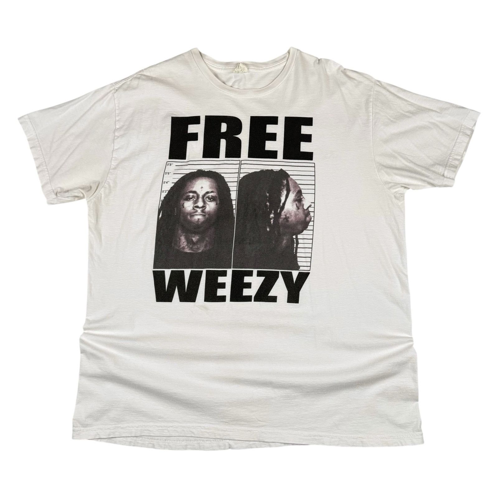 Vintage Vintage y2k Lil Wayne ‘Free Weezy’ T-shirt XXL Size US XXL / EU 58 / 5 - 1 Thumbnail