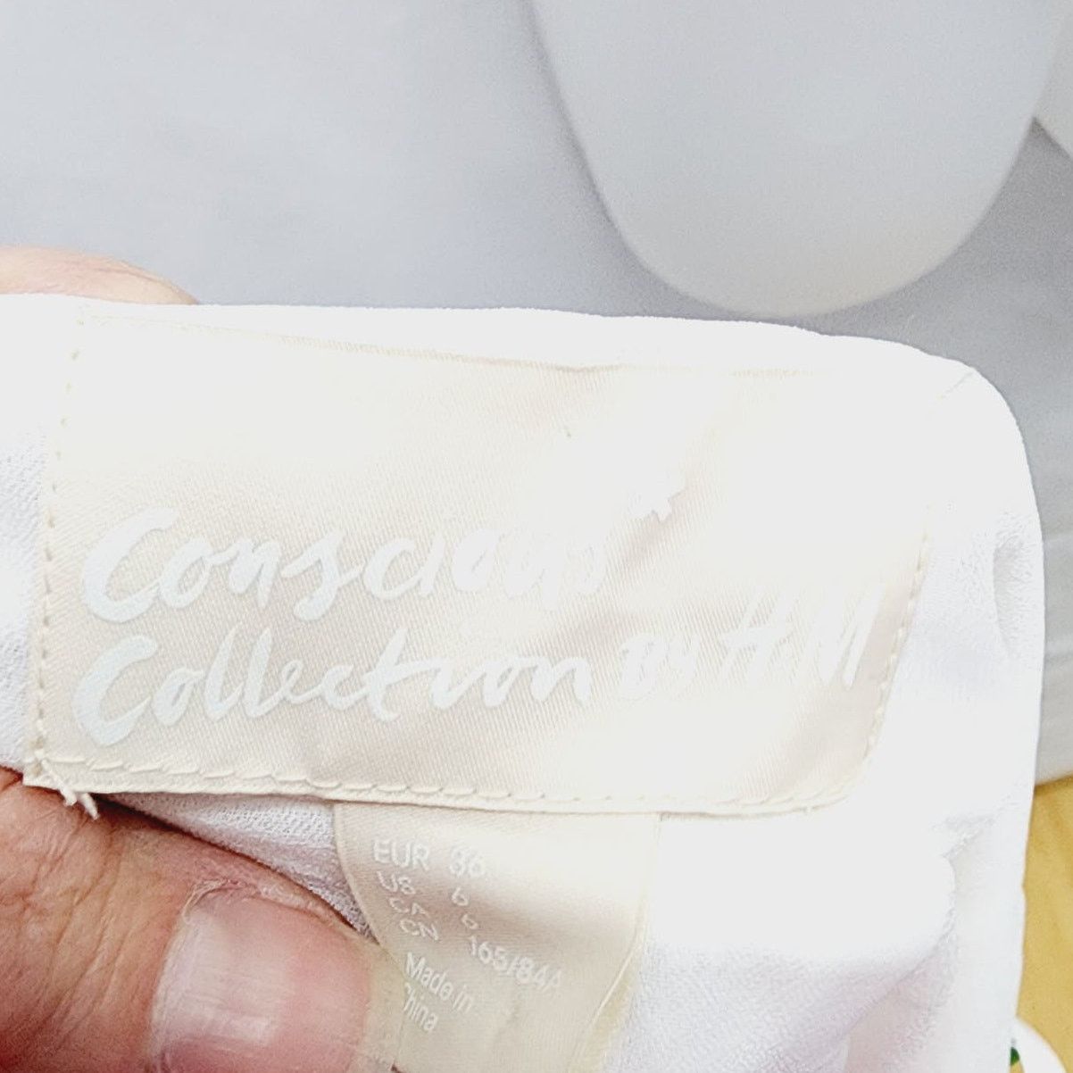 Other H&M Conscious Collection White Dress Boho Cottagecore Size M / US 6-8 / IT 42-44 - 2 Thumbnail