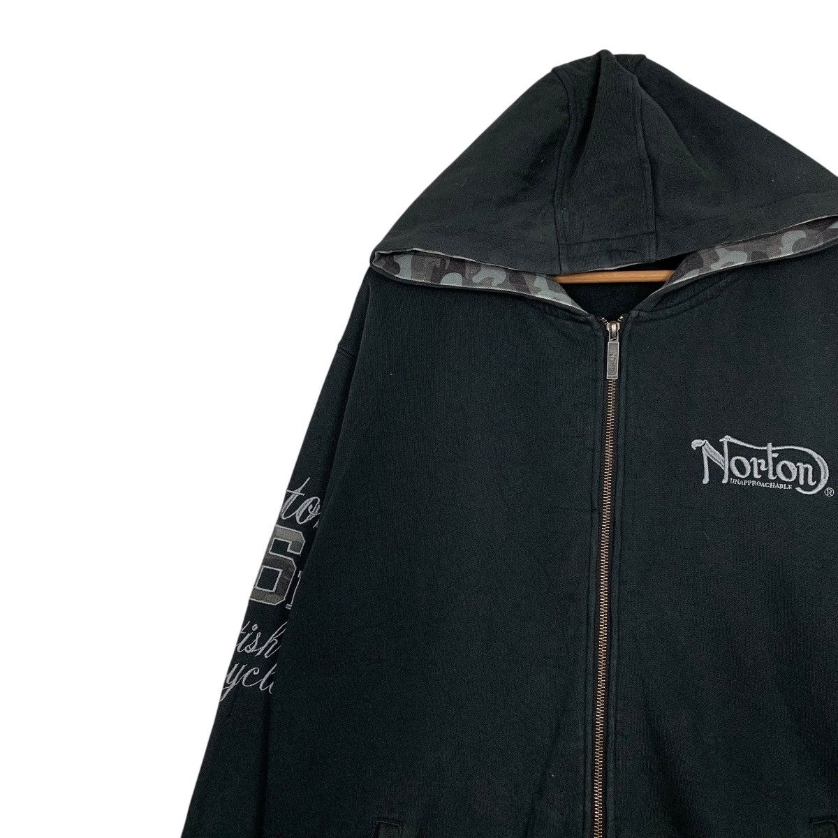Norton Norton England Zipper Hoodie Size US XXL / EU 58 / 5 - 6 Thumbnail