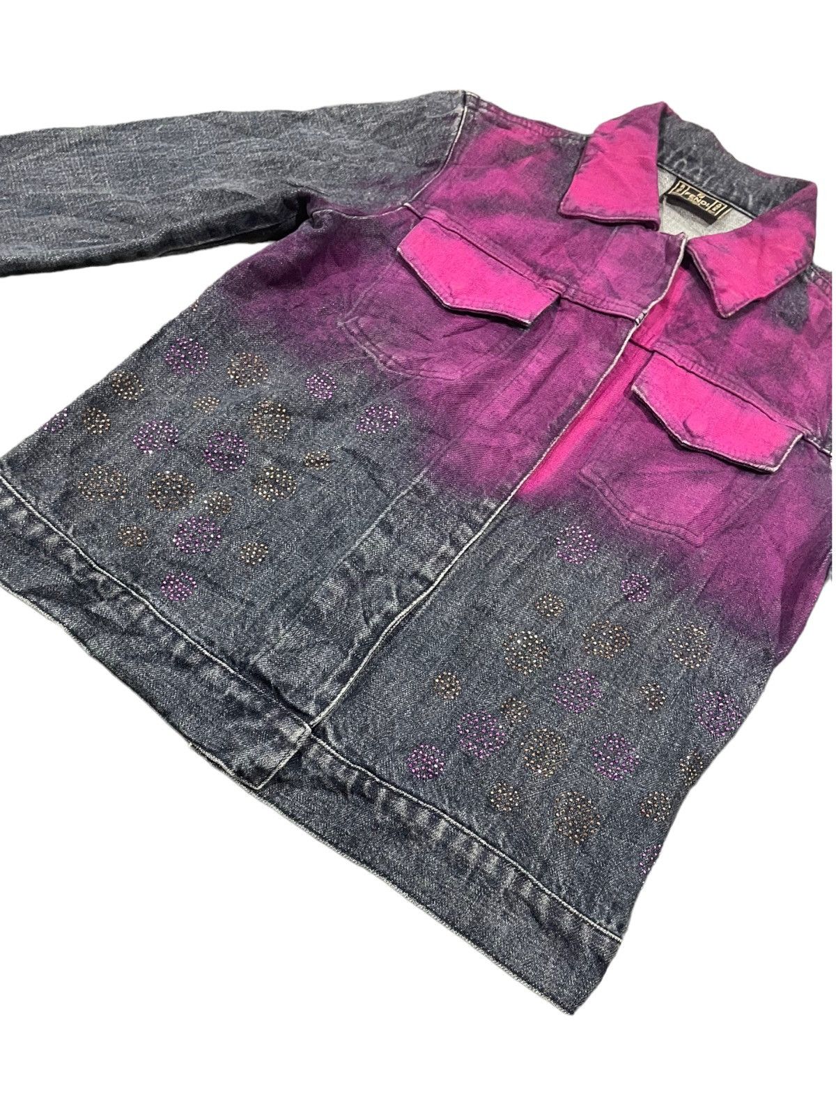 Fendi Fendi Electric Splattered Rare Denim Jacket Size S / US 4 / IT 40 - 8 Thumbnail