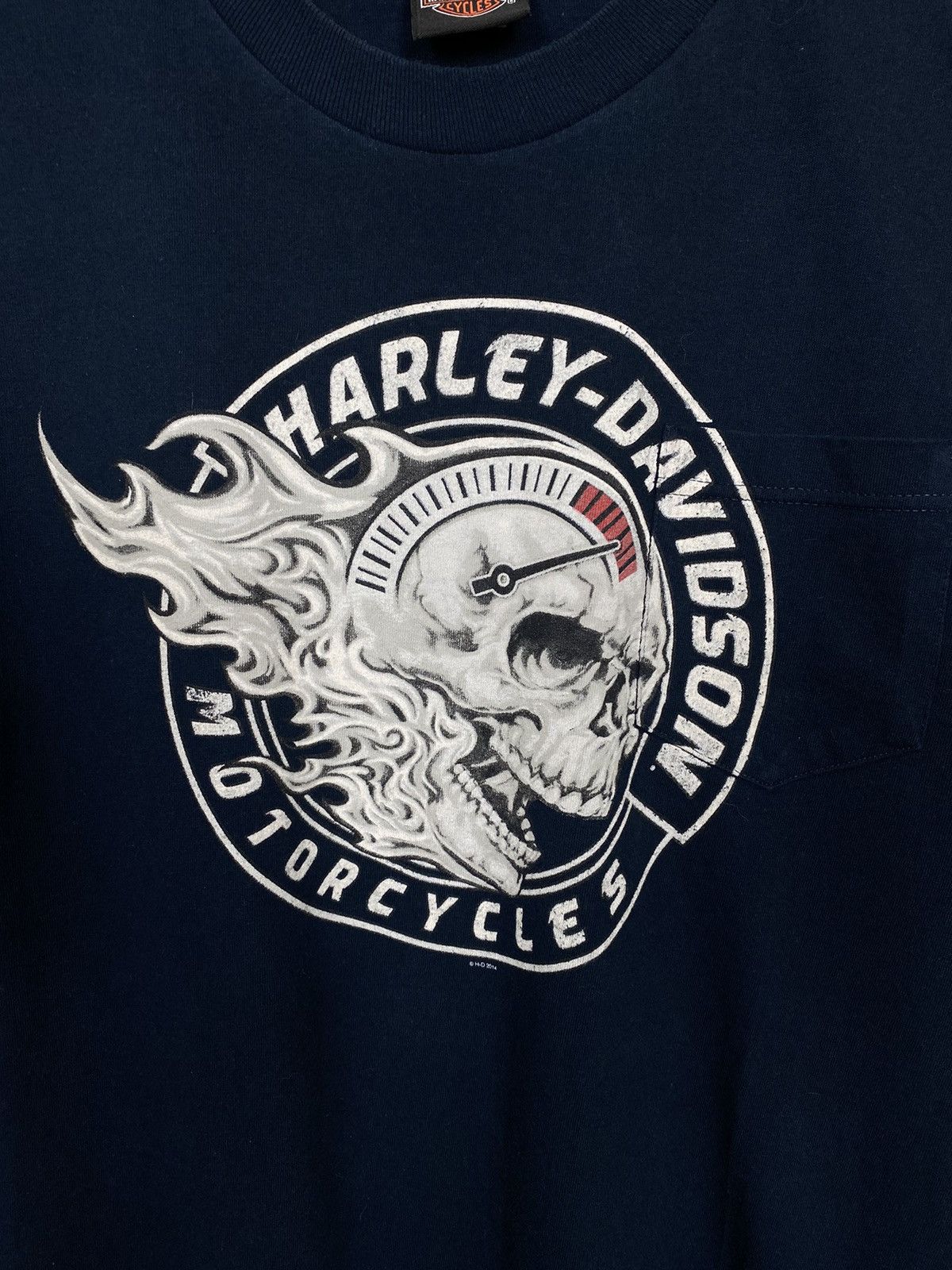 Vintage Harley Davidson Las Vegas Nevada 2014 T-shirt Size L Blue Size US L / EU 52-54 / 3 - 3 Thumbnail
