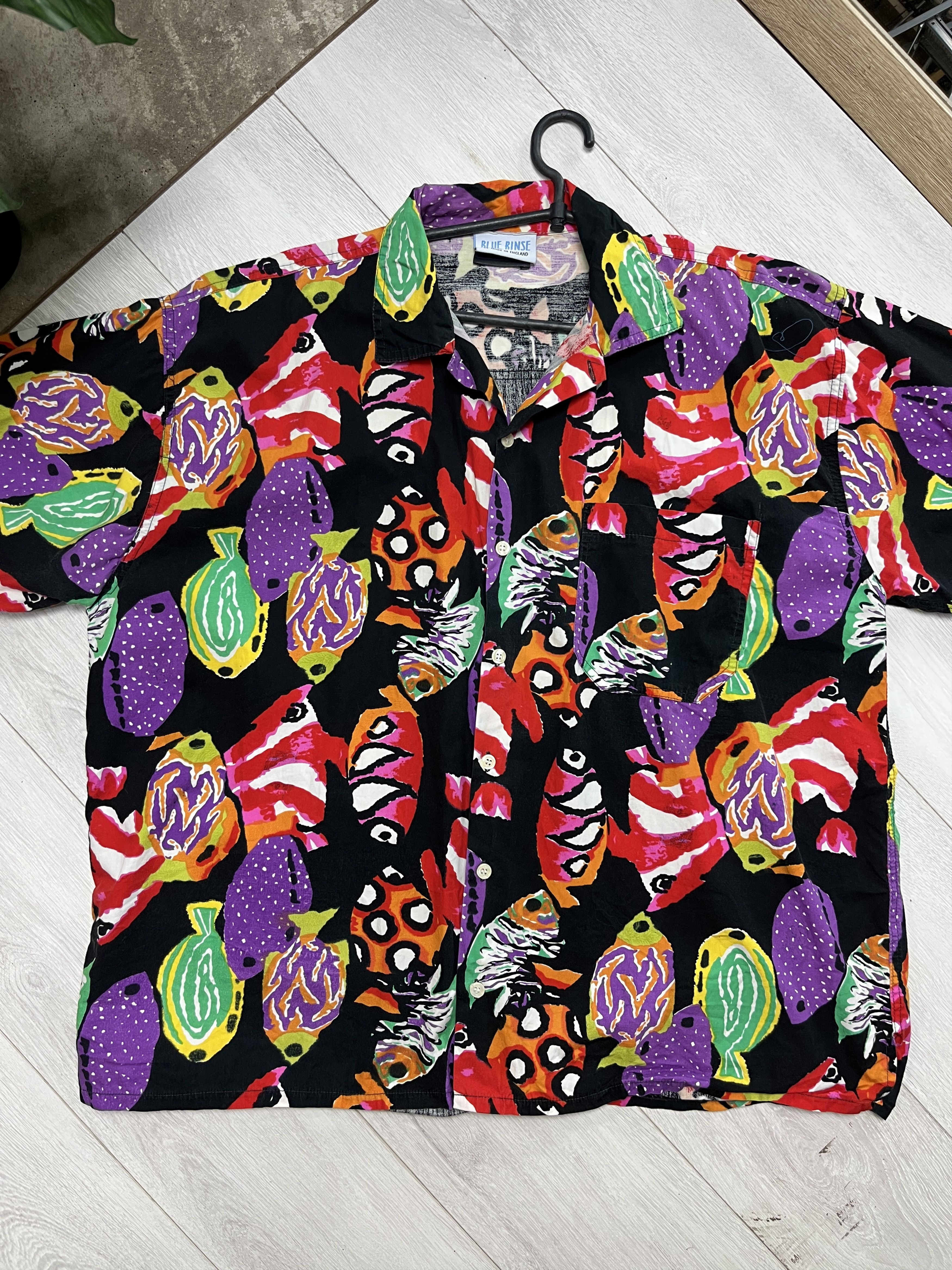 Other VINTAGE 1990s TROPICAL FISH ALOVERA PRINT SHIRT - 784 Size US XL / EU 56 / 4 - 2 Thumbnail