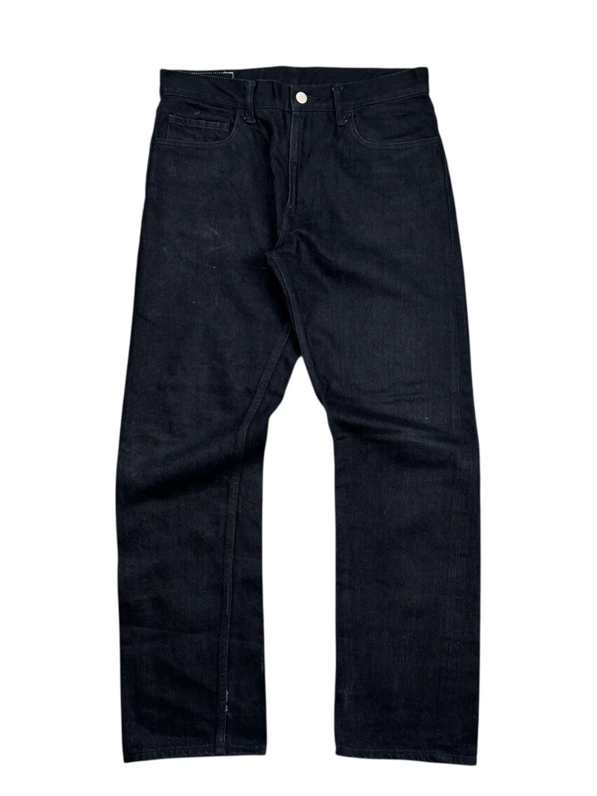 Takahiromiyashita The Soloist. Takahiro Miyashita The Soloist - Black Selvedge Denim Pants Size US 30 / EU 46 - 1 Thumbnail