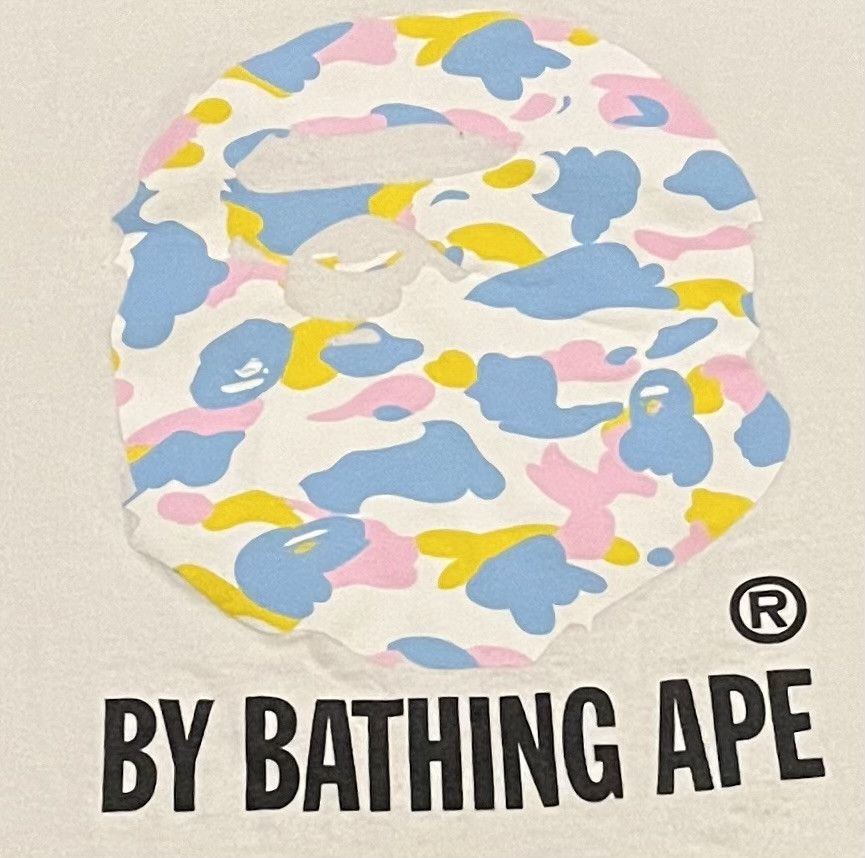 Bape Bape cotton candy camo tee shirt Size US S / EU 44-46 / 1 - 3 Thumbnail