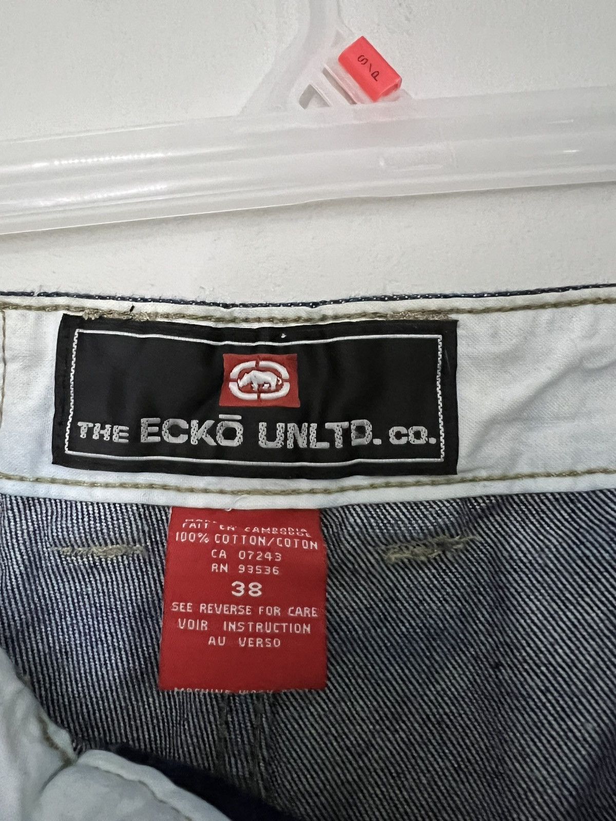 Ecko Unltd. × Vintage Vintage Y2K Ecko Unltd Baggy Navy Denim Jeans Size US 38 / EU 54 - 4 Thumbnail