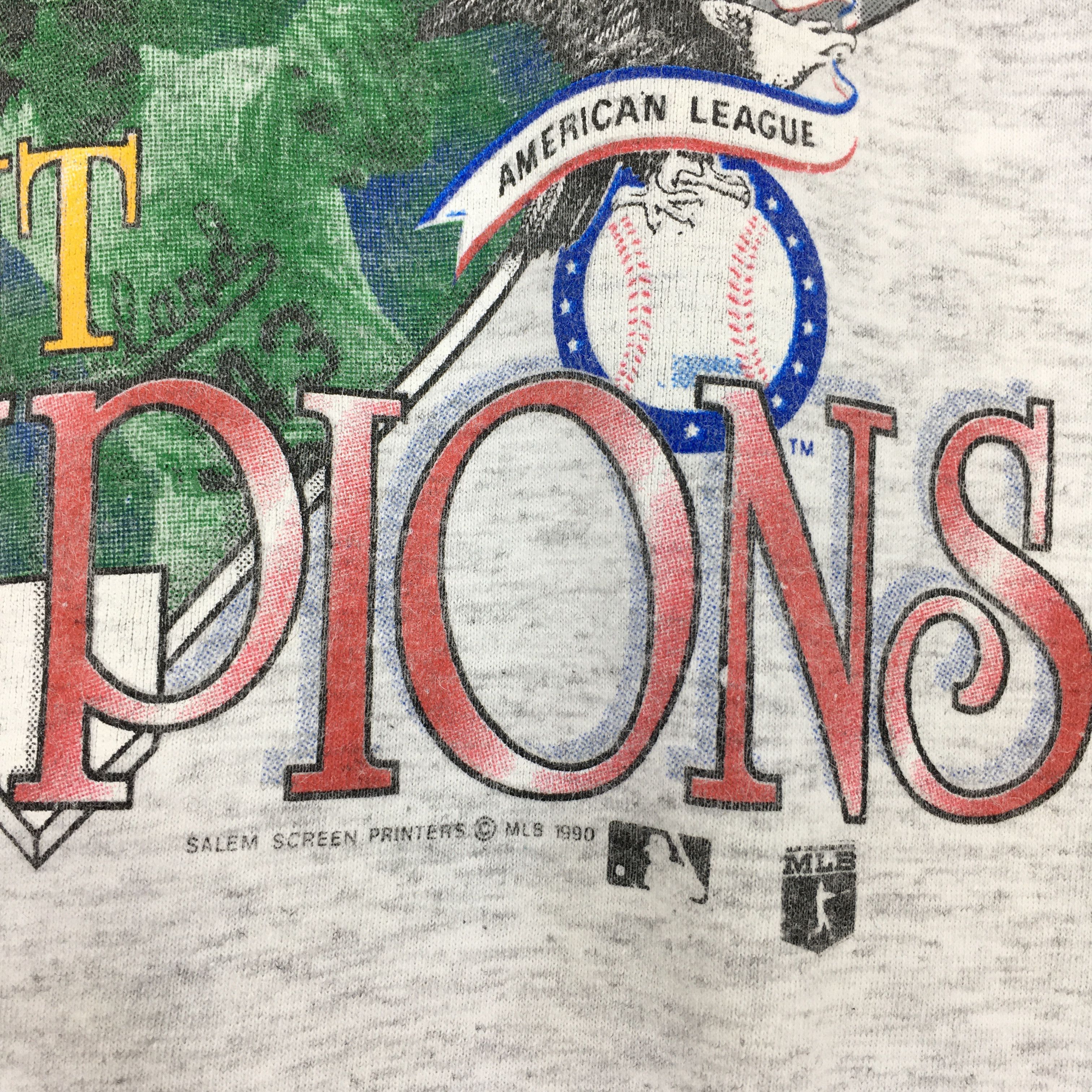 MLB × Vintage Vintage 90s Oakland Athletics MLB T Shirt Large Size US L / EU 52-54 / 3 - 3 Thumbnail
