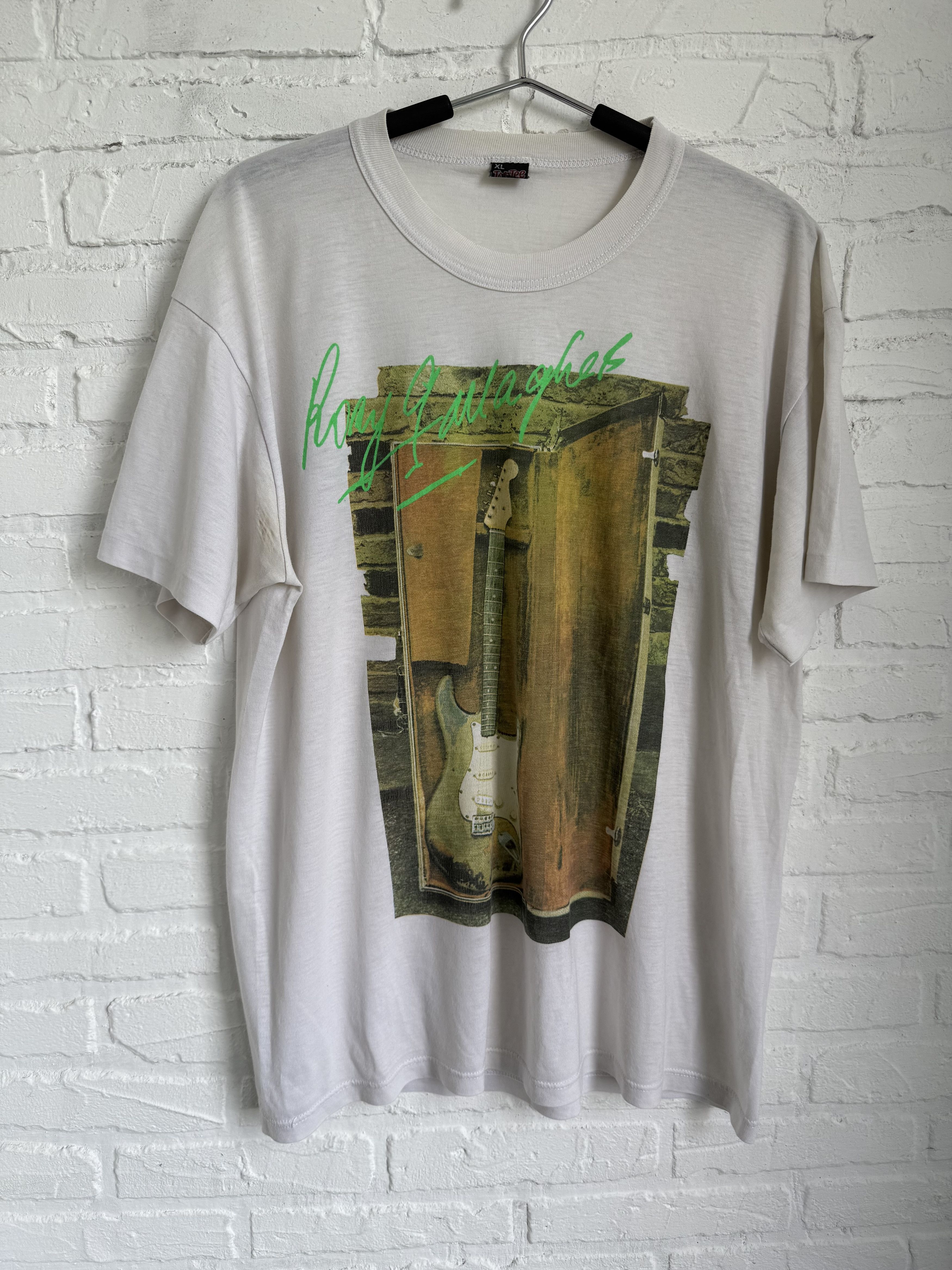 Band Tees × Vintage Vintage 80s Rory Gallagher UK Concert tour t-shirt Size US XL / EU 56 / 4 - 1 Thumbnail