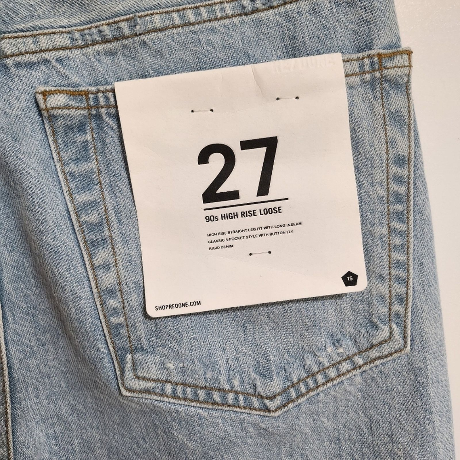 RE/DONE Re/Done-90's High Rise loose Size 27" / US 4 / IT 40 - 7 Thumbnail