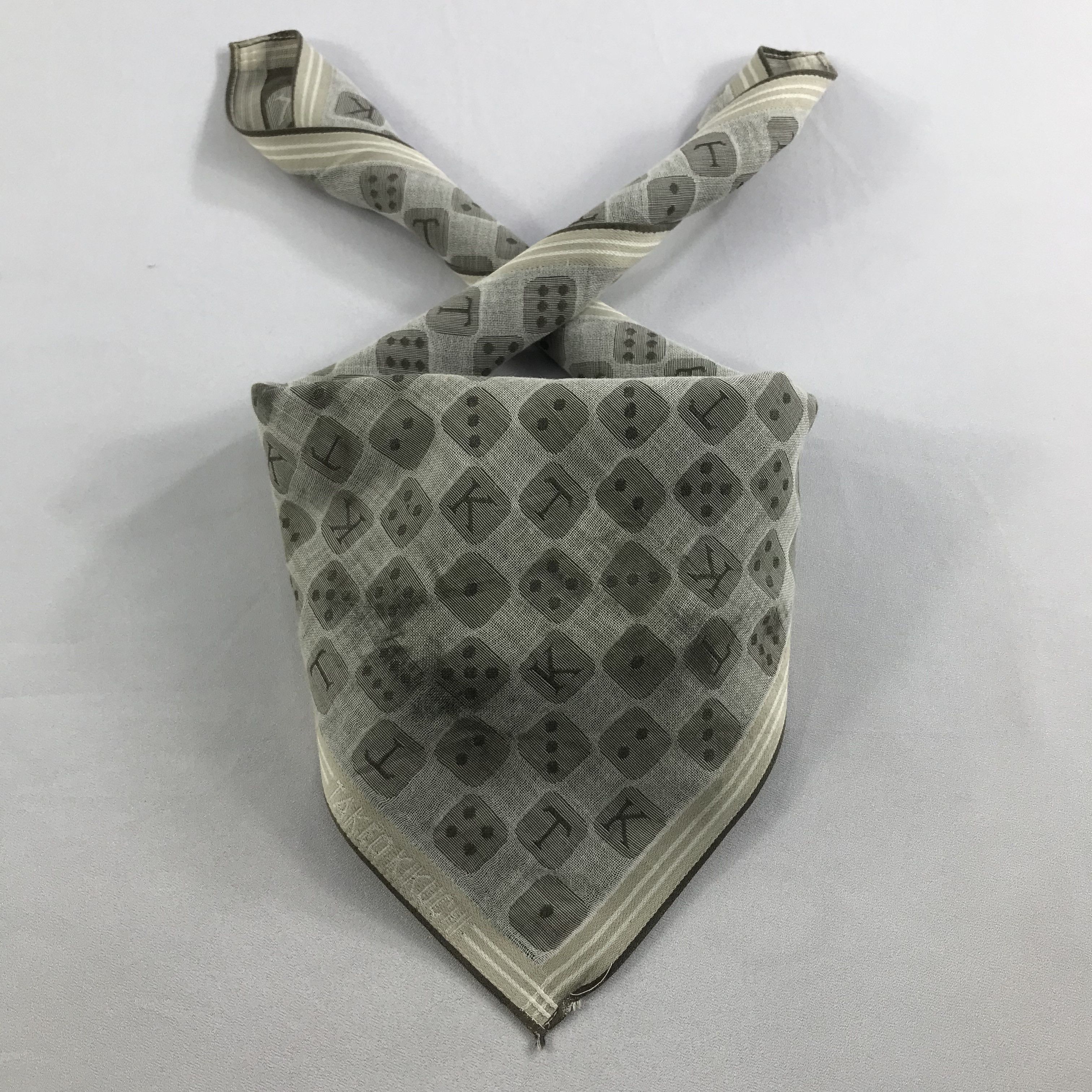 Takeo Kikuchi × Vintage Takeo Kikuchi Bandana / Handkerchief / Neckerchief - S2621 Size ONE SIZE - 3 Thumbnail