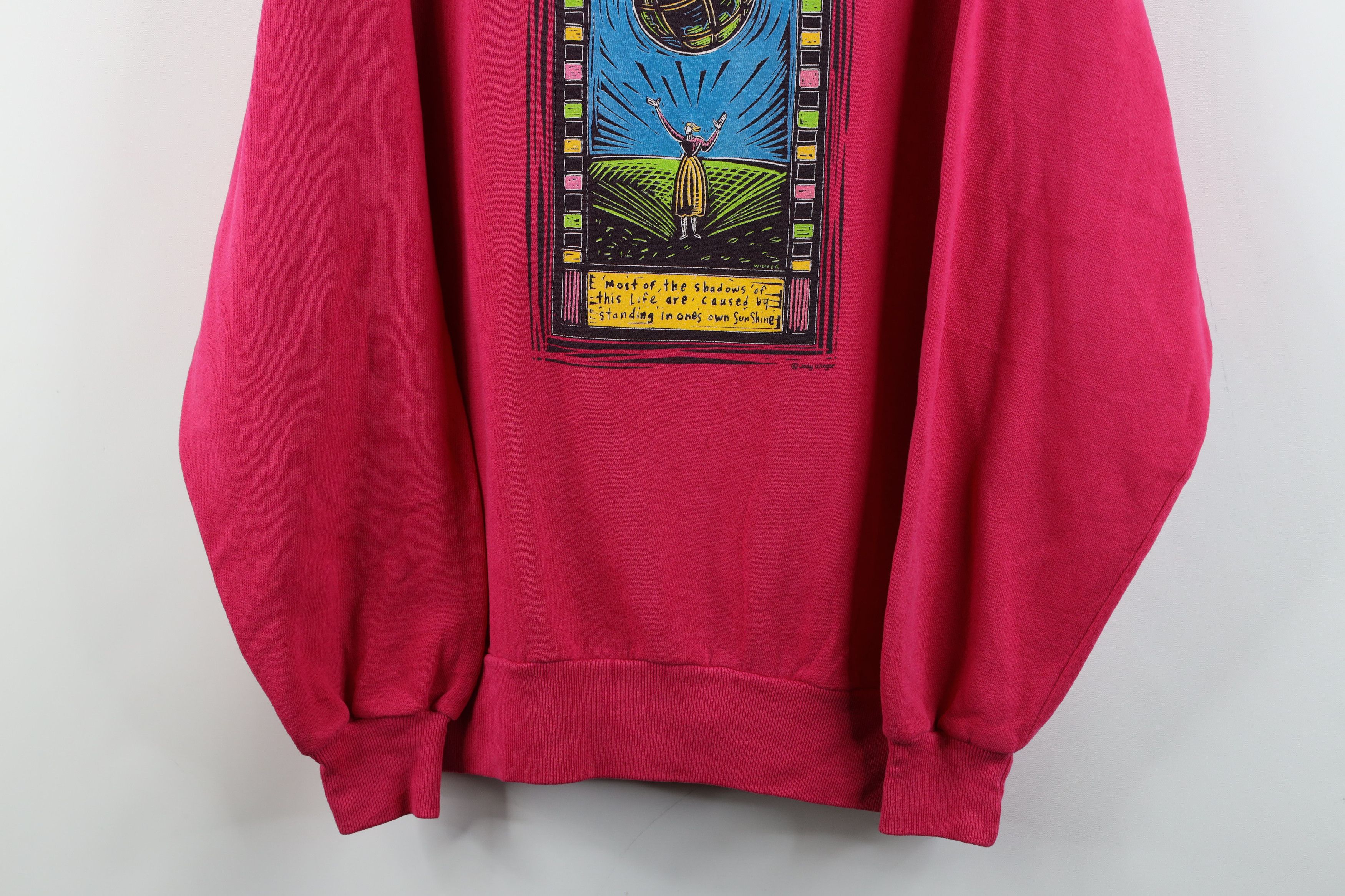 Vintage Vintage 90s Streetwear Earth Woman Earth Day Sweatshirt USA Size L / US 10 / IT 46 - 3 Thumbnail