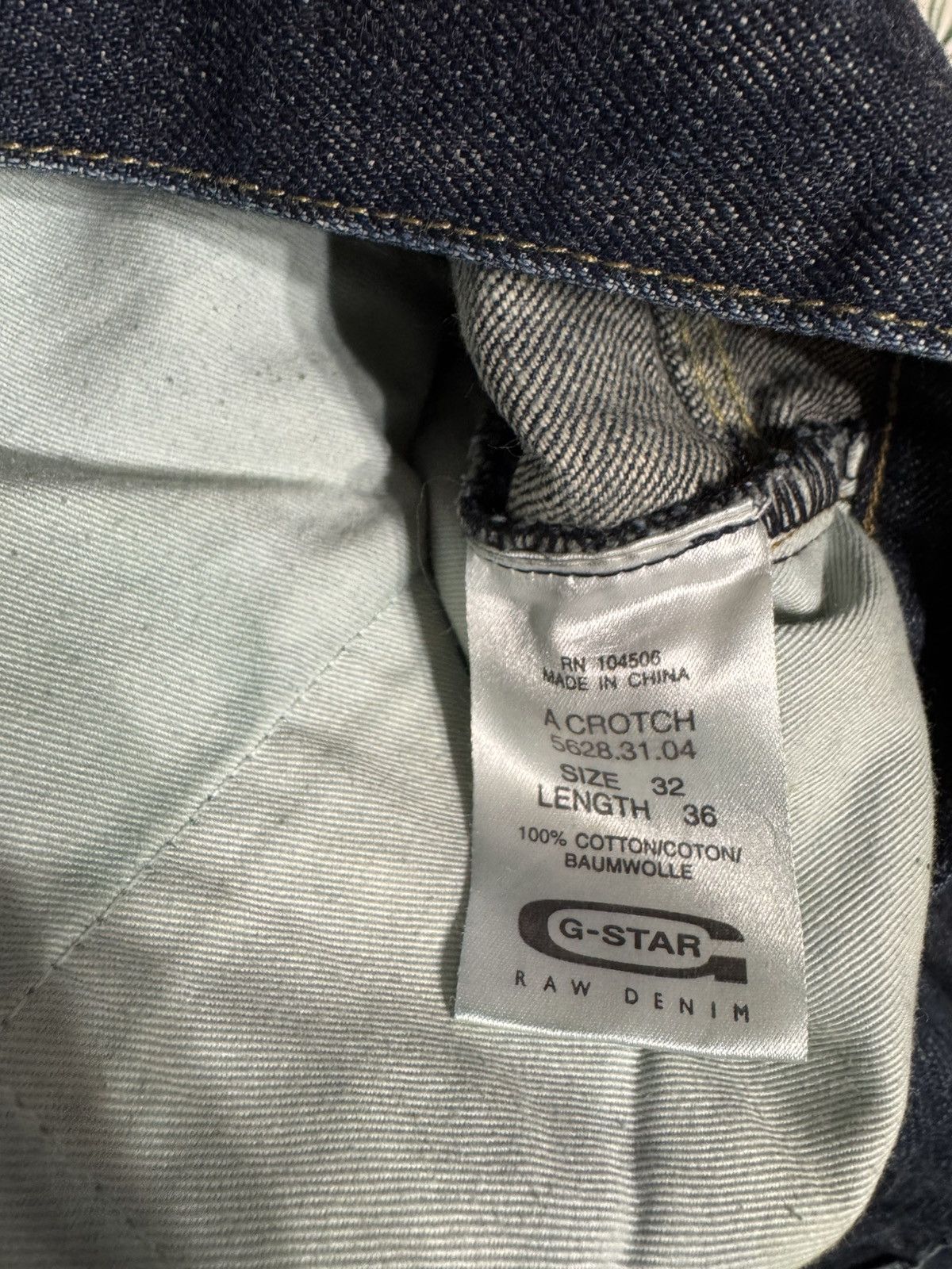 G-Star G-Star Raw A Crotch Jeans W32 L36 Dark Wash Y2K Rare Size US 32 / EU 48 - 6 Thumbnail