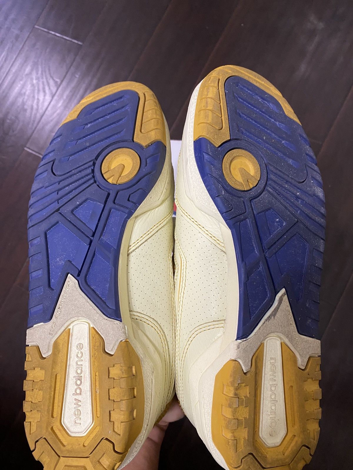 Aime Leon Dore × New Balance New Balance 550 Aime Leon Dore Masaryk Community Gym Yellow Size US 11.5 / EU 44-45 - 8 Thumbnail