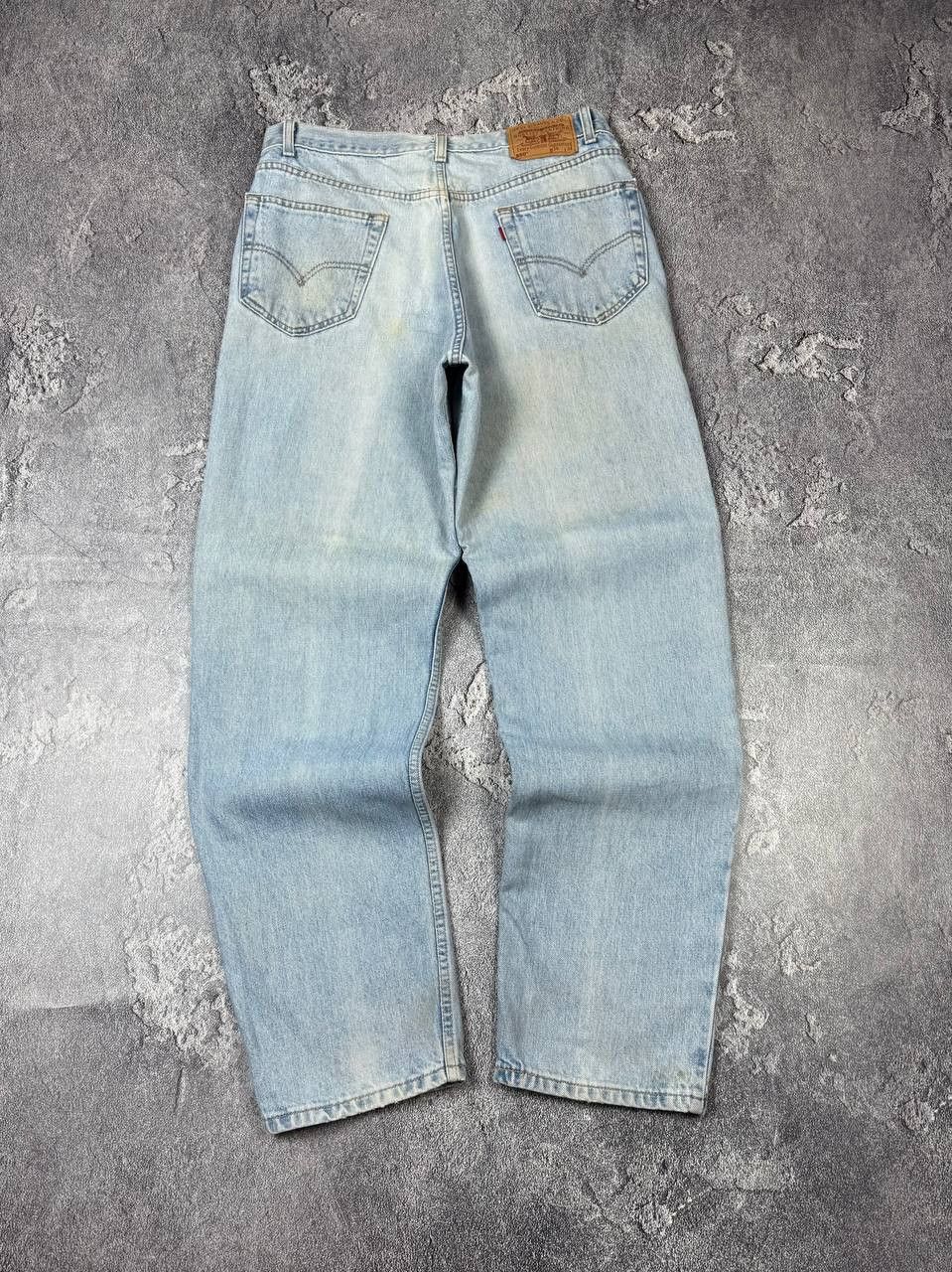 Levi's Vintage 90s Levi's 550 Stone Washed Relaxed Fit Jeans Y2K Size US 36 / EU 52 - 3 Thumbnail