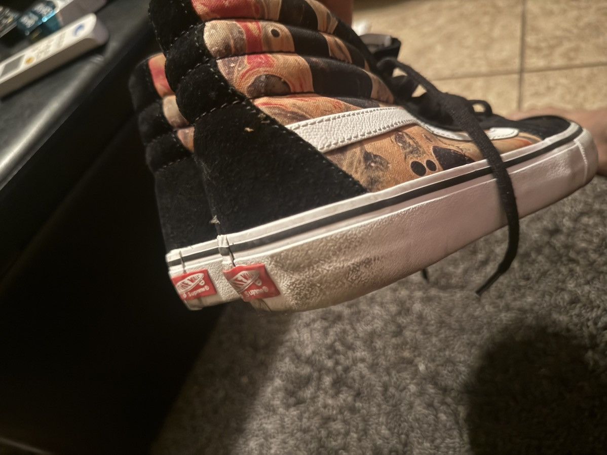 Supreme × Vans Andres Serrano Supreme Vans Sk8-hi Pro “blood sperm” Size US 10.5 / EU 43-44 - 3 Thumbnail