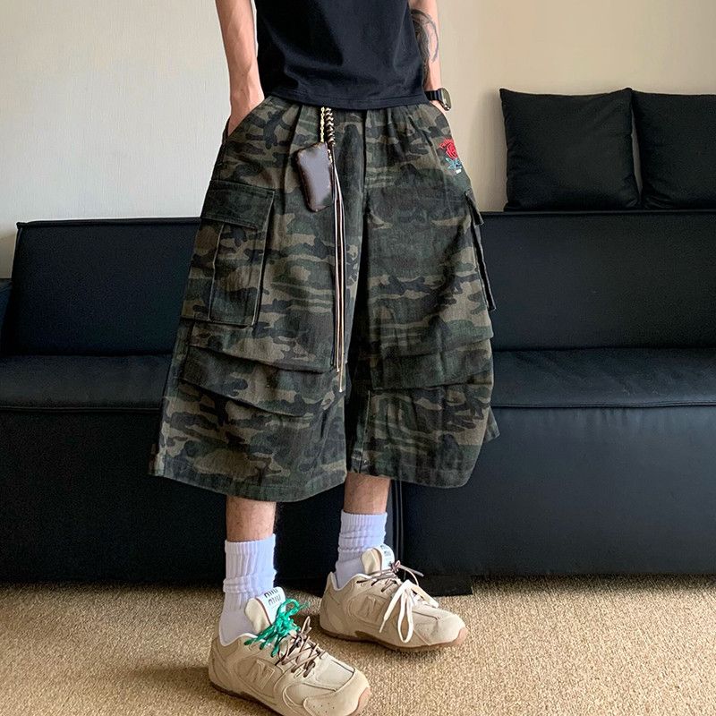 Japanese Brand × Vintage Multi Pocket Camouflage Capris Casual Size US 30 / EU 46 - 4 Thumbnail