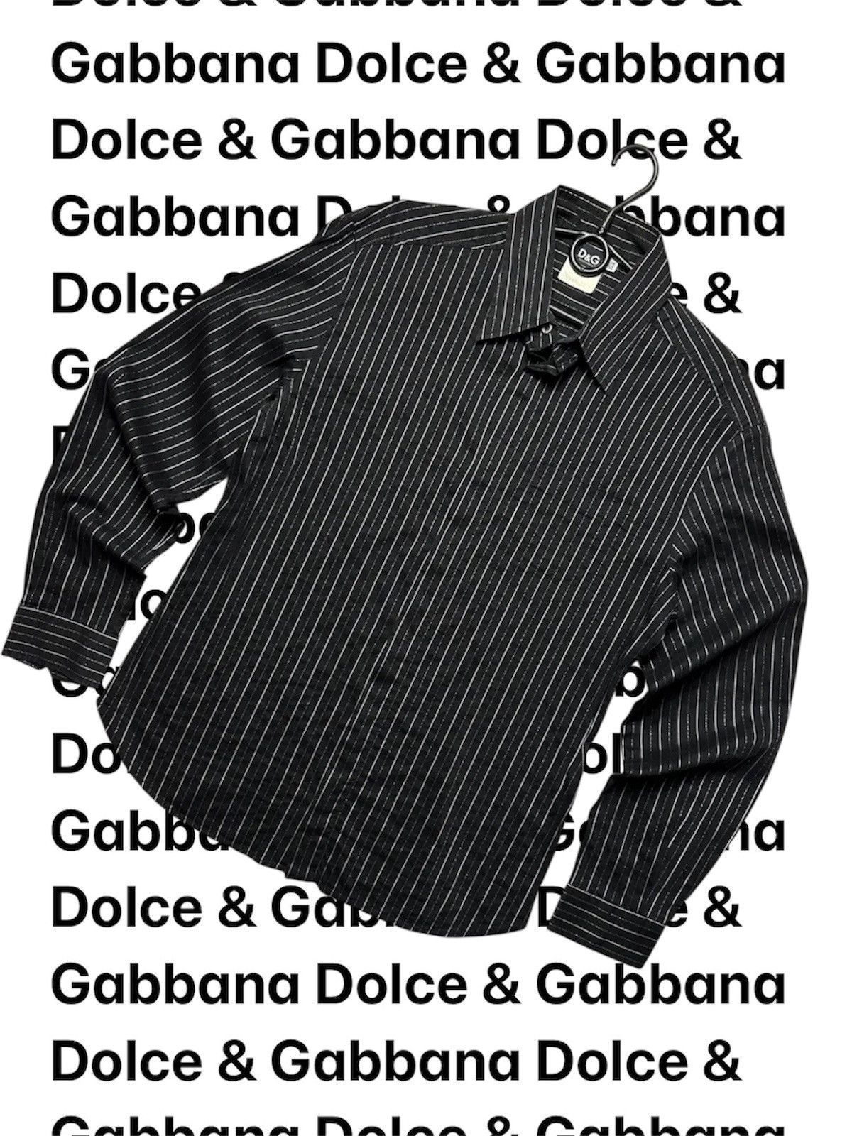 Dolce & Gabbana Vintage striped Dolce& Gabbana shirt logo rare Size US L / EU 52-54 / 3 - 1 Thumbnail