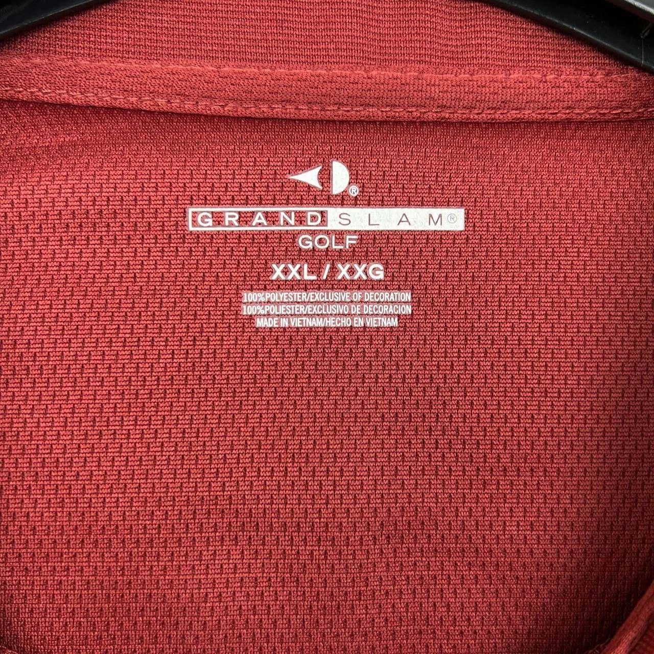 Grand Slam Grand Slam Golf Sweatshirt Men Red Quarter Zip New 2XL Size US XXL / EU 58 / 5 - 6 Thumbnail