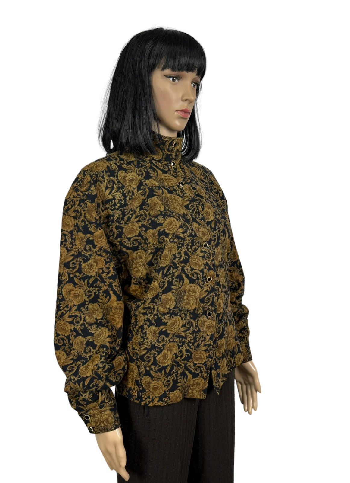 Ungaro Paris × Vintage Ungaro Paris Floral Printed Bomber Jacket Vintage size 44 Size M / US 6-8 / IT 42-44 - 4 Thumbnail