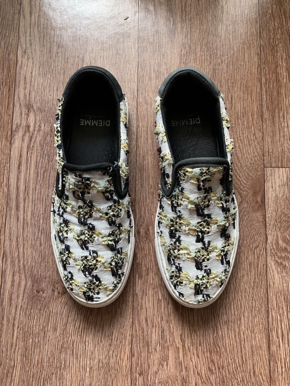 Designer × Diemme Diemme Leather Garda Slip-on Sneakers Prada style Size US 7.5 / EU 40-41 - 2 Thumbnail