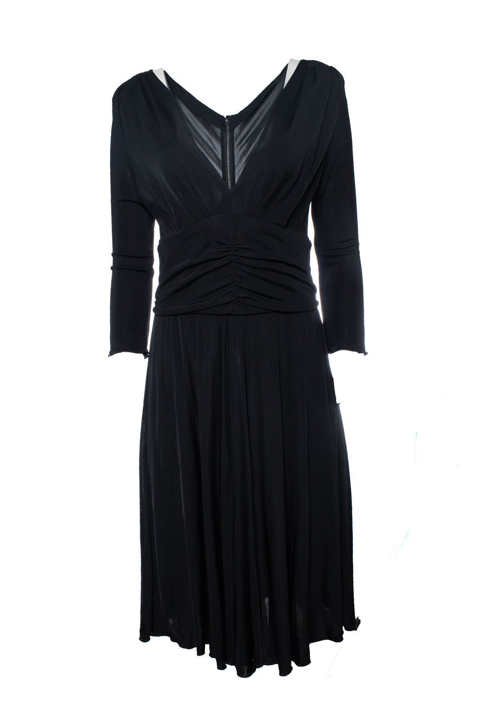 Dolce & Gabbana Dolce & Gabbana, black v neck dress Size M / US 6-8 / IT 42-44 - 1 Thumbnail
