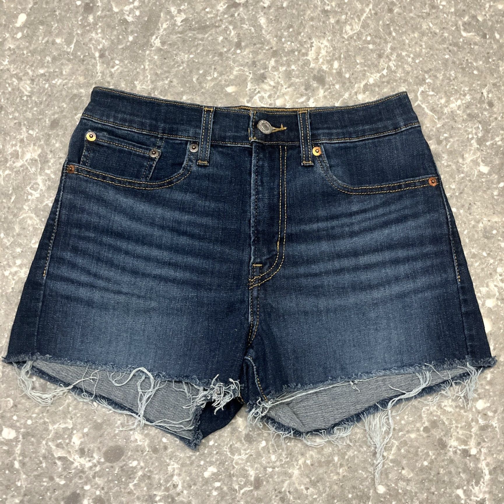 Levi's Levis Fit High Rise Raw Hem Womens 27 Tag Size 27" / US 4 / IT 40 - 2 Thumbnail